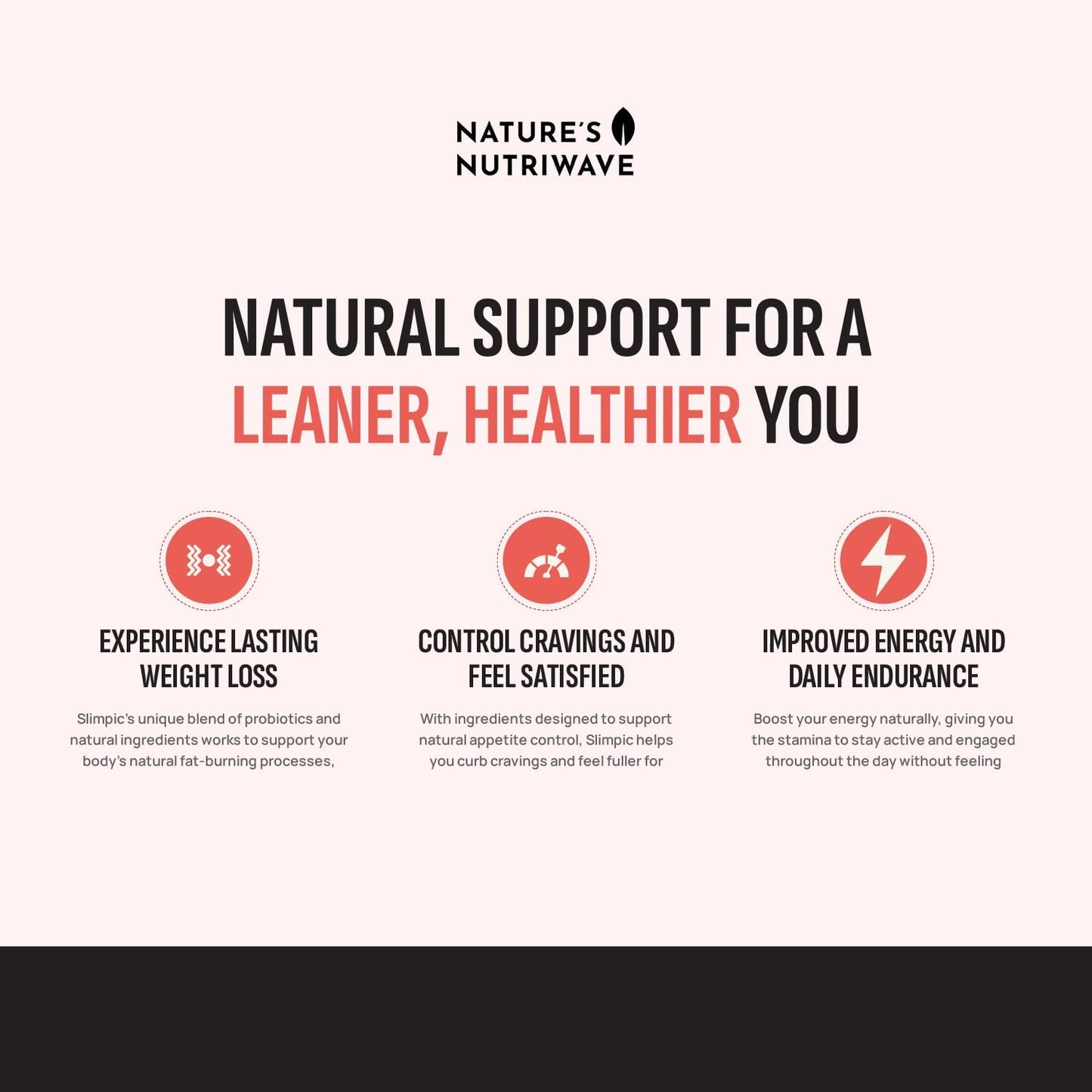 Natural SlimPic Capsules - Original Formula, 100% Plant-Based Support, Non-Habit Forming & Gentle on Stomach | 30 Capsules, 6 Month Supply