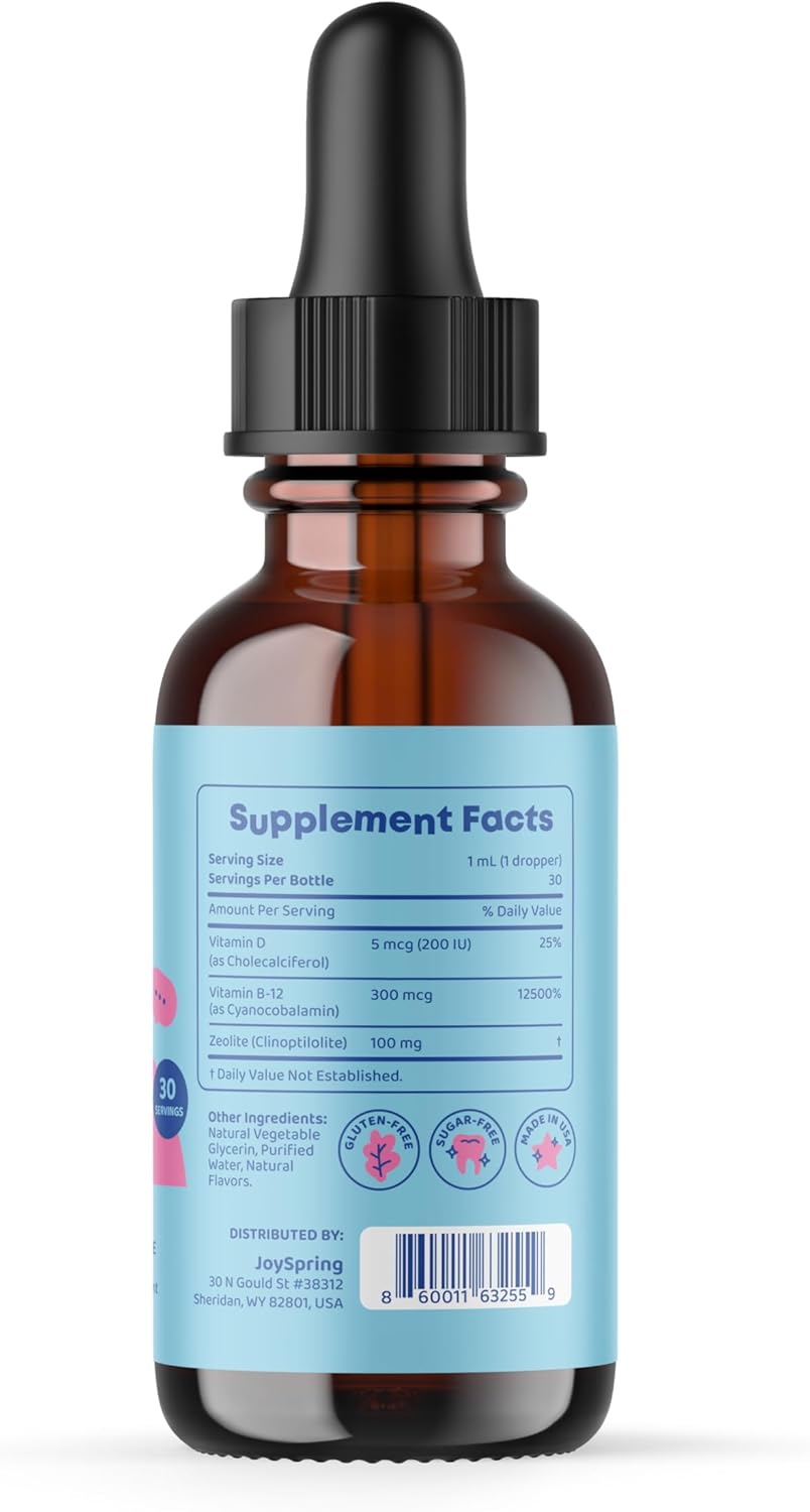 Natural Speech Delay Supplement and Genius Drops for Kids by JoySpring