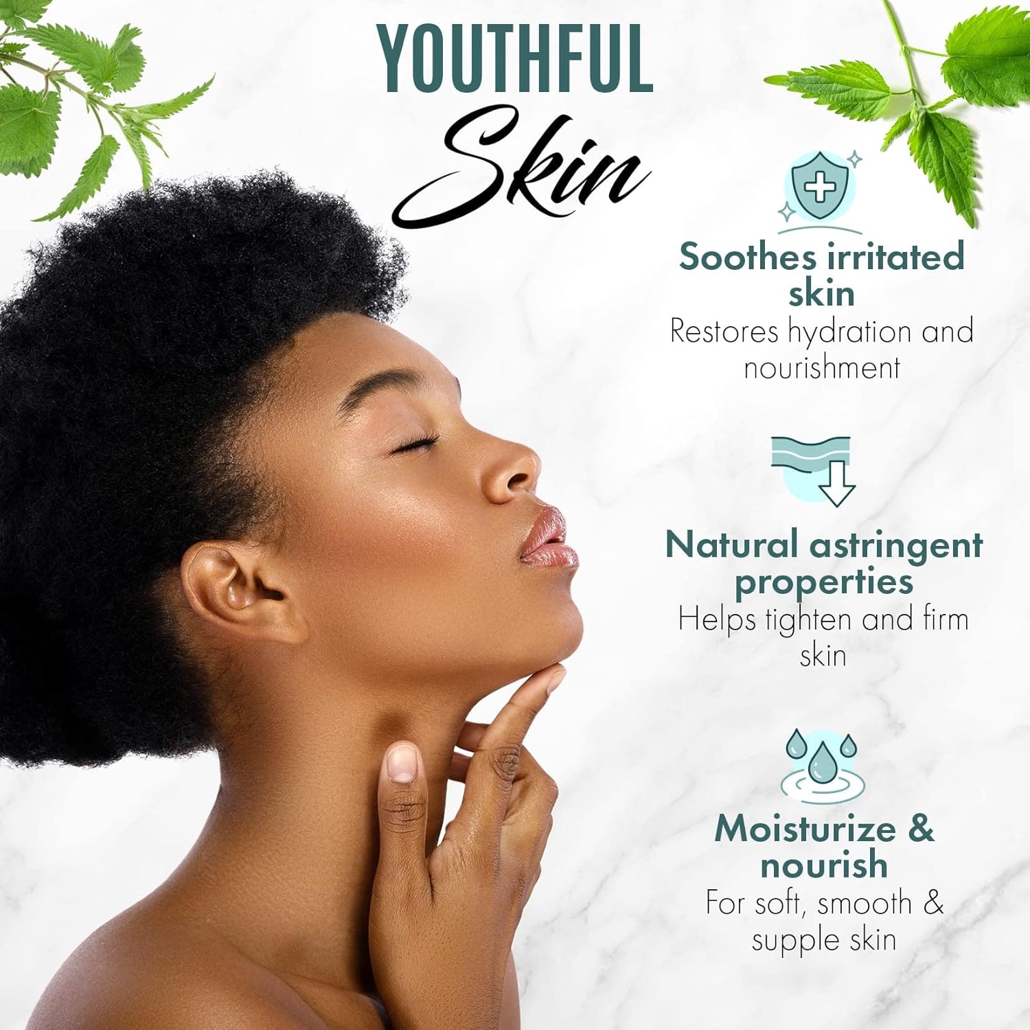 Natural Stinging Nettle Oil for Hair Growth and Skin Care - Multipurpose Formula for Men and Women - 4 oz Bottle