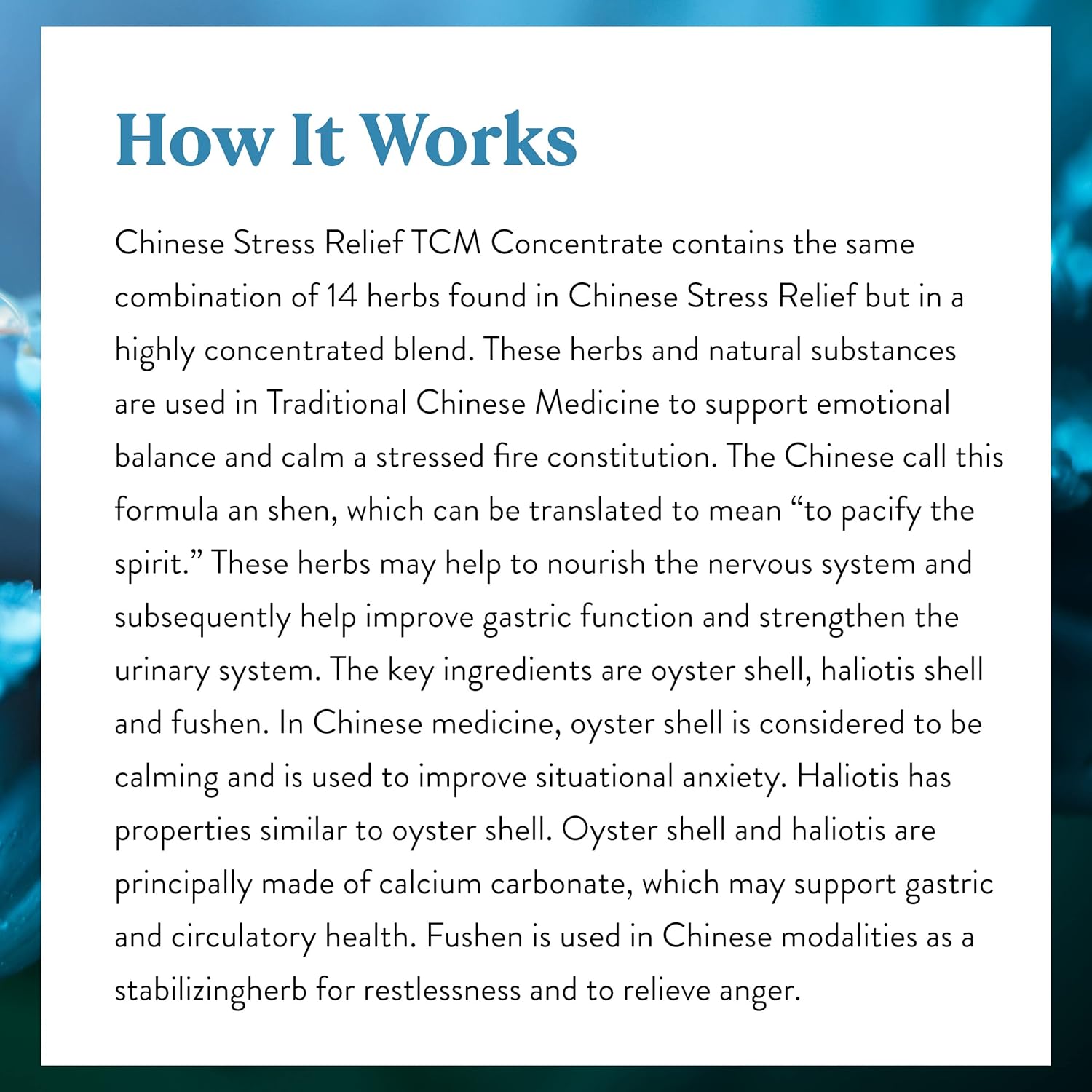 Natural Stress Relief Capsules with Chinese TCM Concentrate - Nourishes Nervous System, Supports Circulatory Health, 30 Caps