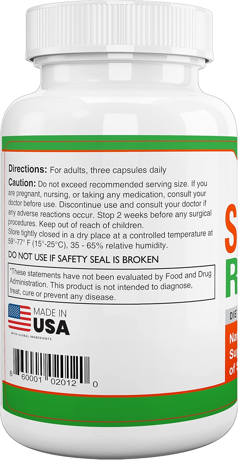 Natural Stress Relief Supplement for Adults with Ashwagandha and Herbal Formula - 60 Capsules, Focus and Energy Support - BoostGo Australia
