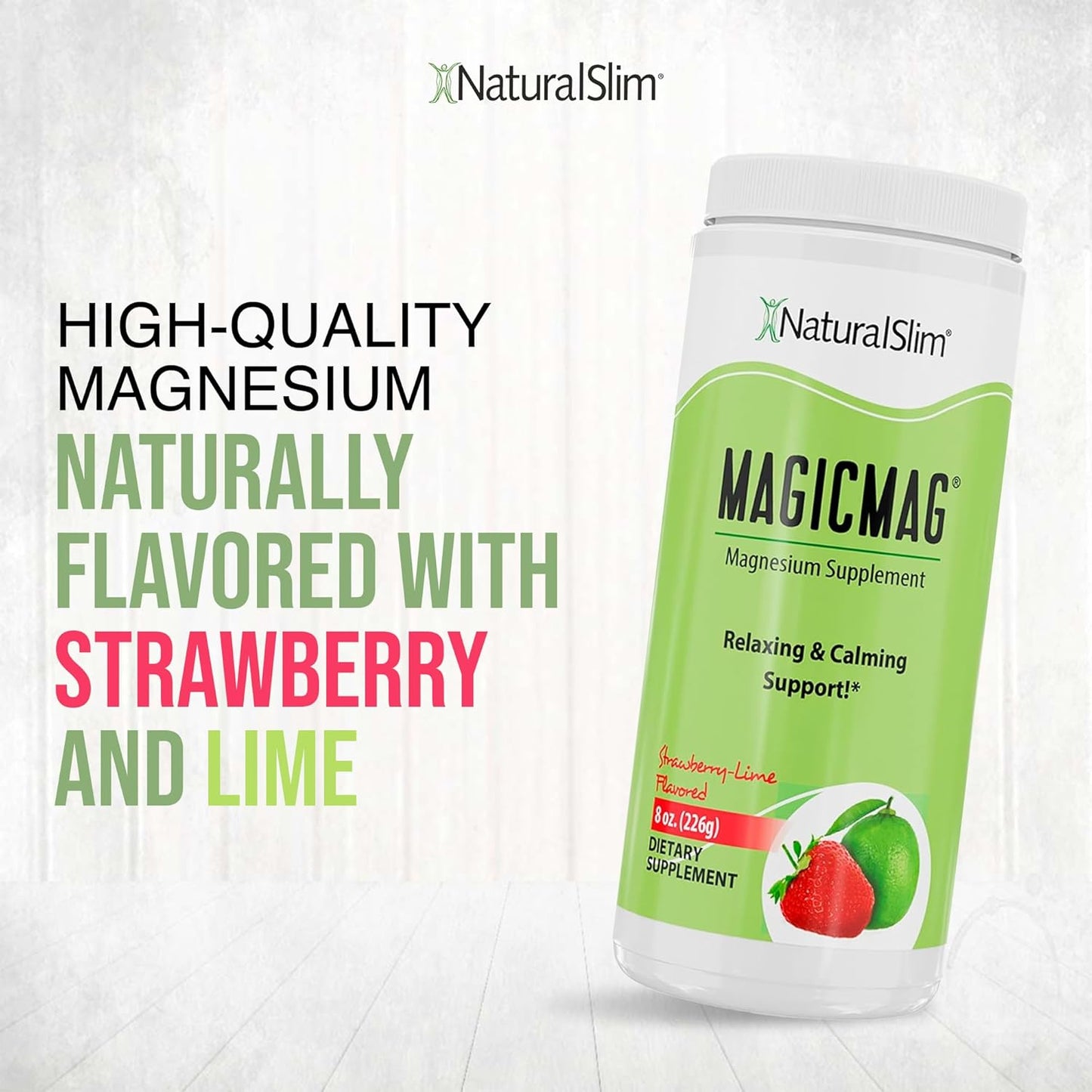 Natural Stress & Sleep Support with Magnesium Powder & Potassium Capsules - Electrolyte Balance & Metabolism Aid - RelaxSlim Dynamic Duo