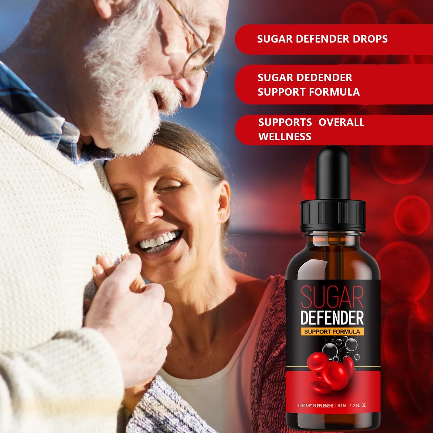 Natural Sugar Support Supplement Drops - Pack of 3 for Health