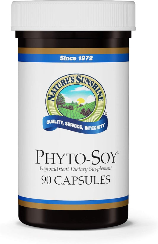 Natural Sunshine Phyto-Soy Capsules - Plant-Based Hormone Support Supplement