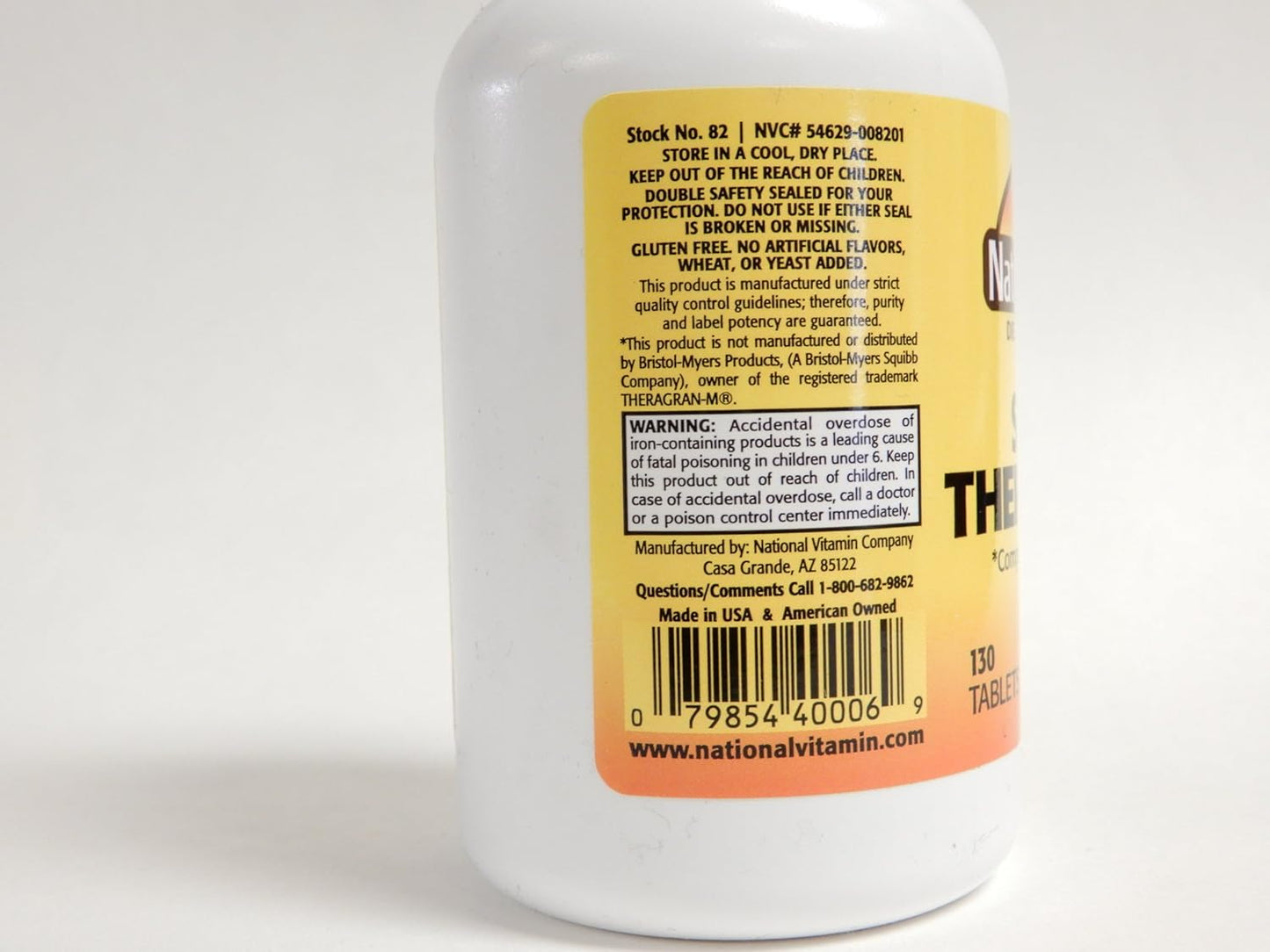 Natural Supplement with Vitamin B and Vitamin E for Boosting Immune System and Providing Energy - 130 Tablets