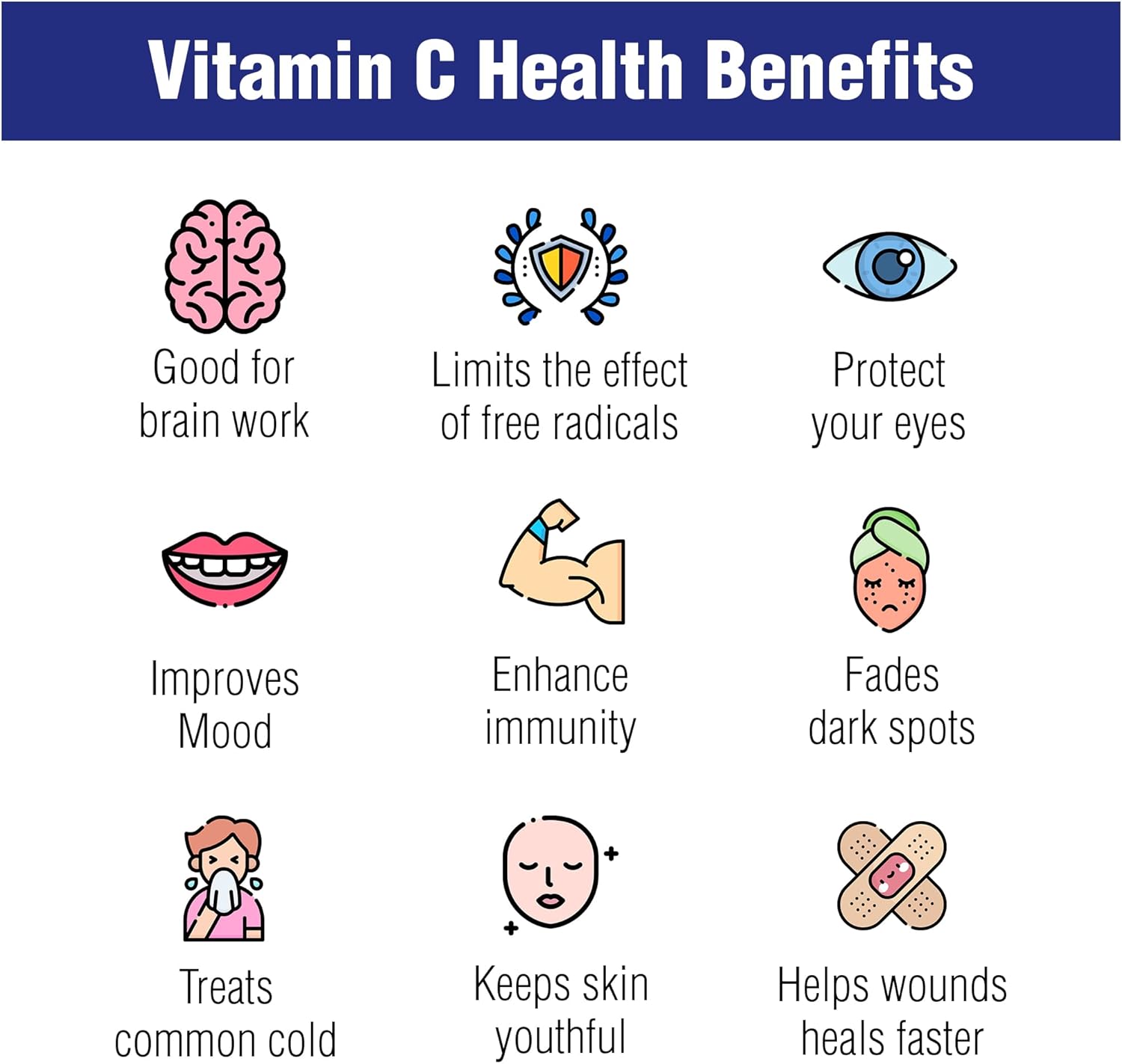 Natural Systems Naturasys Vitamin C 1000mg Tablets - 60 Count - Immune Support Supplement with Ascorbic Acid - Made in USA