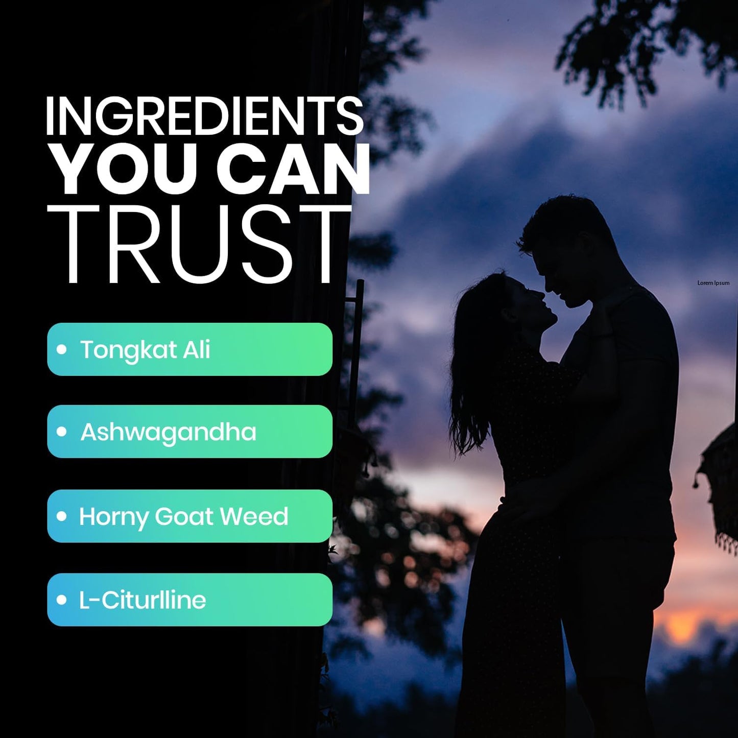 Natural T-Booster for Men - Energy & Vitality Support, 90 Veggie Capsules by EchoHeals CEUTICALS