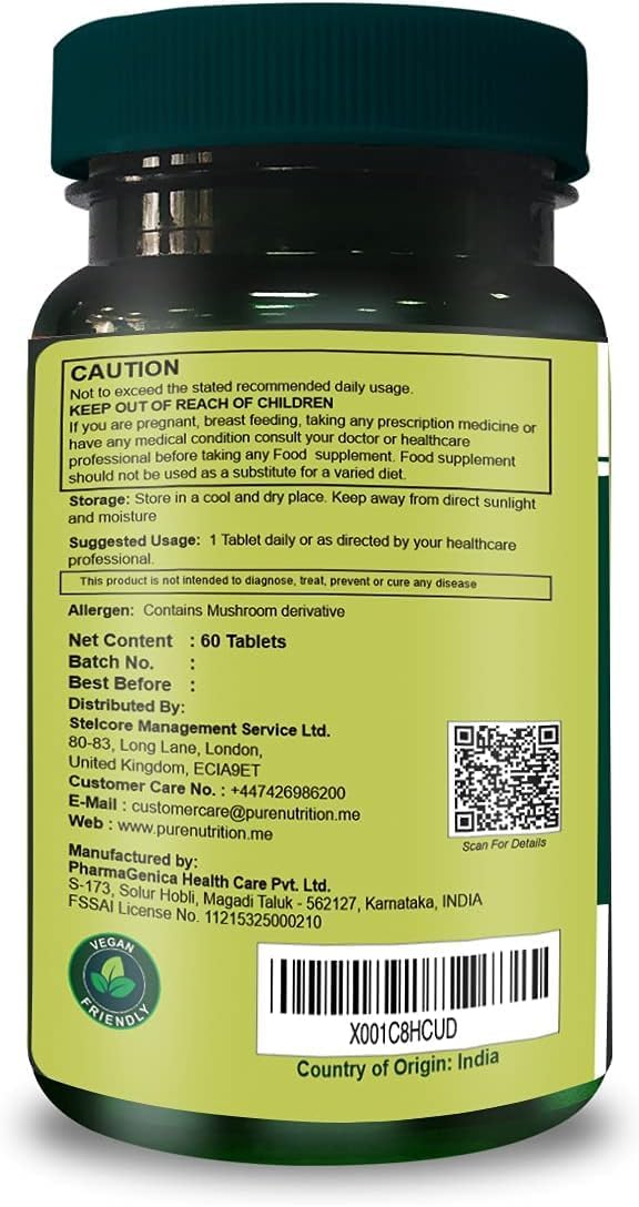 Natural Treasures Whole Food Multivitamin for Men 1500mg - Plant Based Men's Multivitamin - 60 Tablets, 2 Month Supply