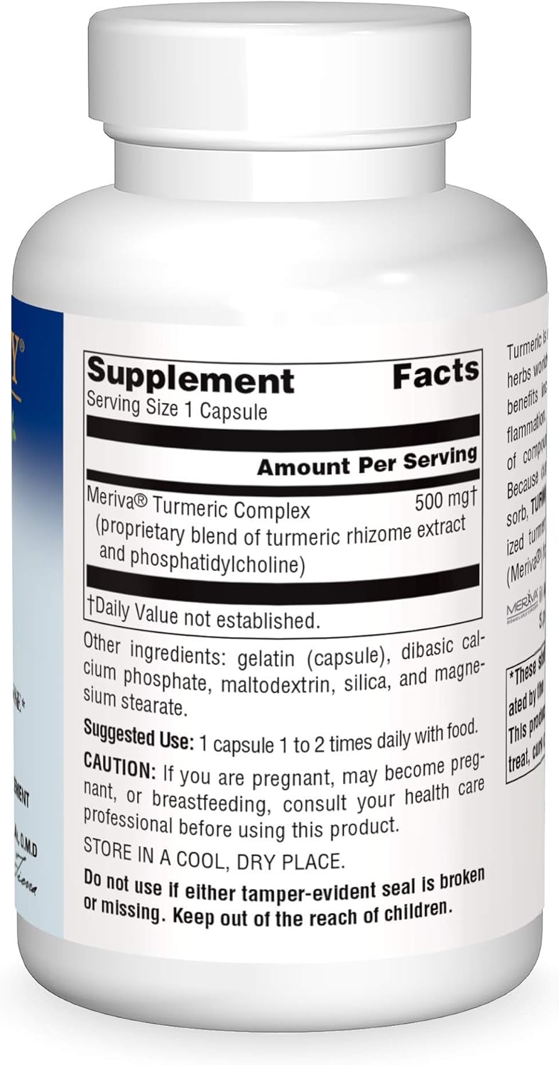 Natural Turmeric Gold Capsules - 500 Mg, 120 Count by Planetary Herbals