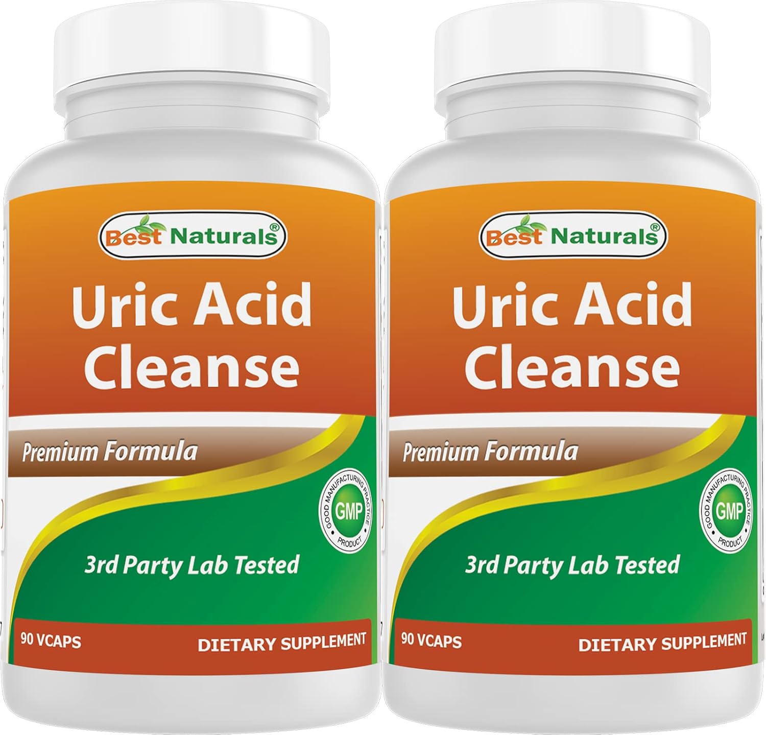 Natural Uric Acid Cleanse Vitamins for Men and Women - 180 Veggie Capsules