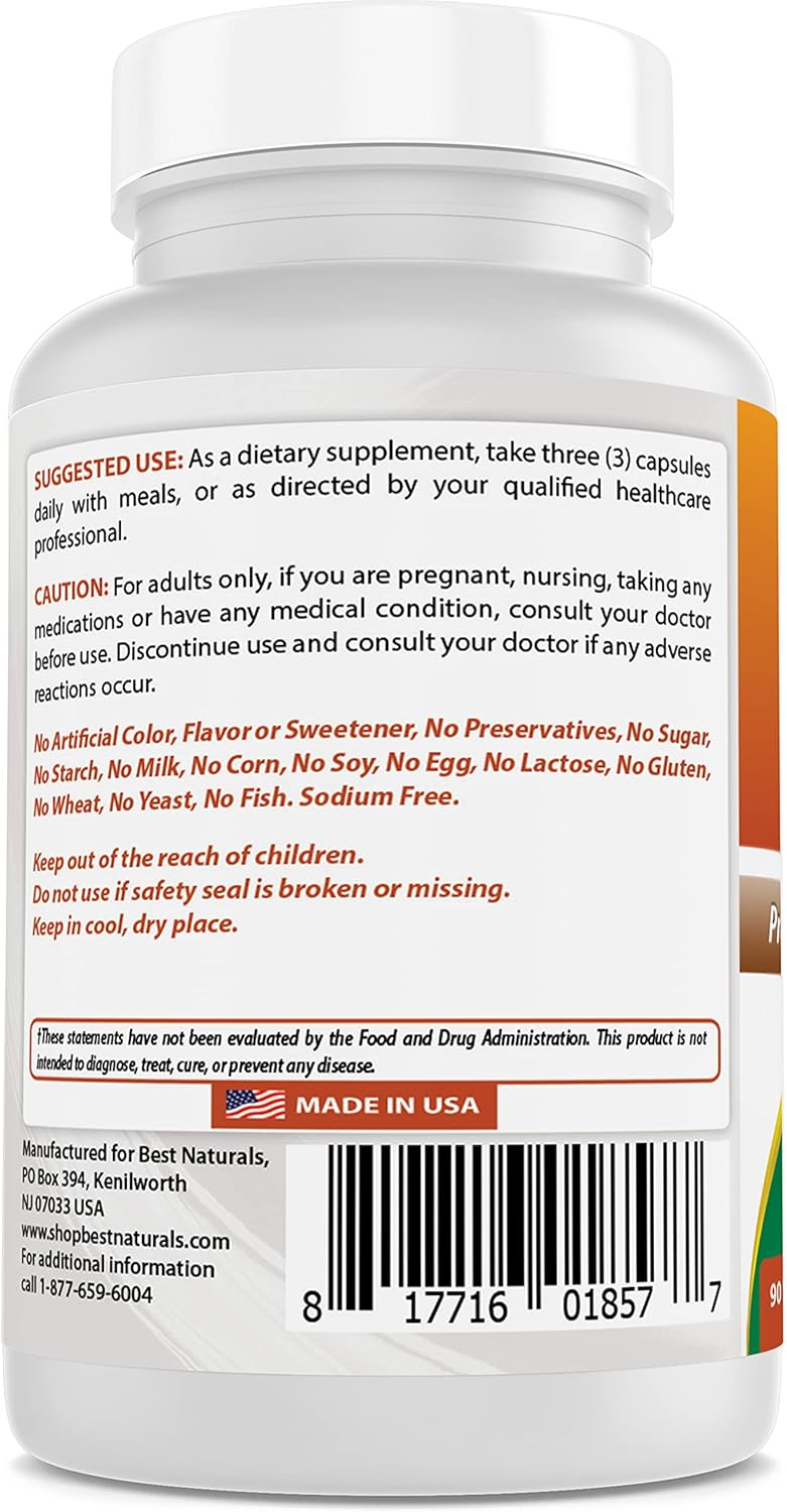 Natural Uric Acid Cleanse Vitamins for Men and Women - 180 Veggie Capsules