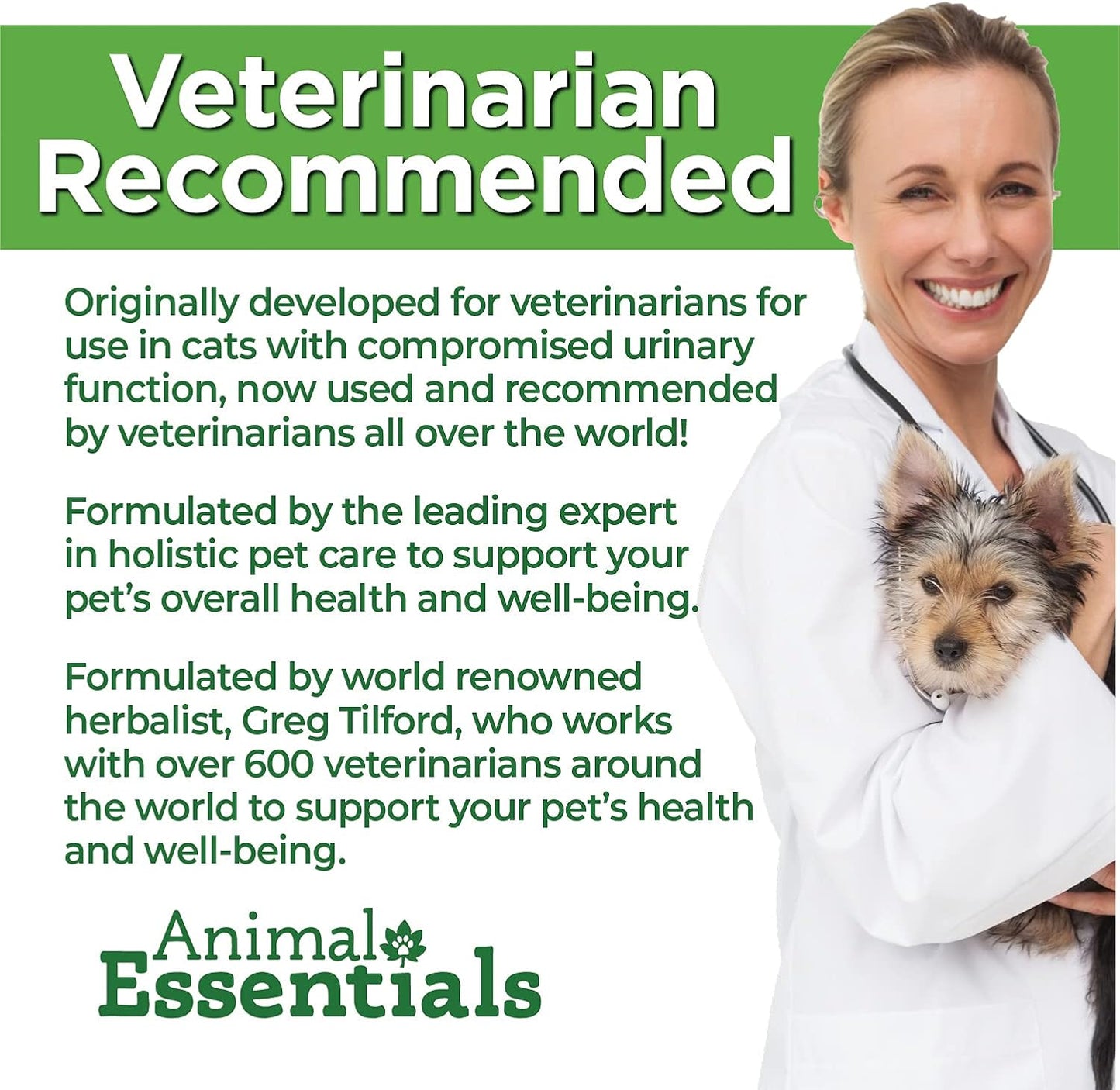 Natural Urinary Tract Supplement for Dogs & Cats - Support Bladder & Kidney Health - 2 Fl Oz