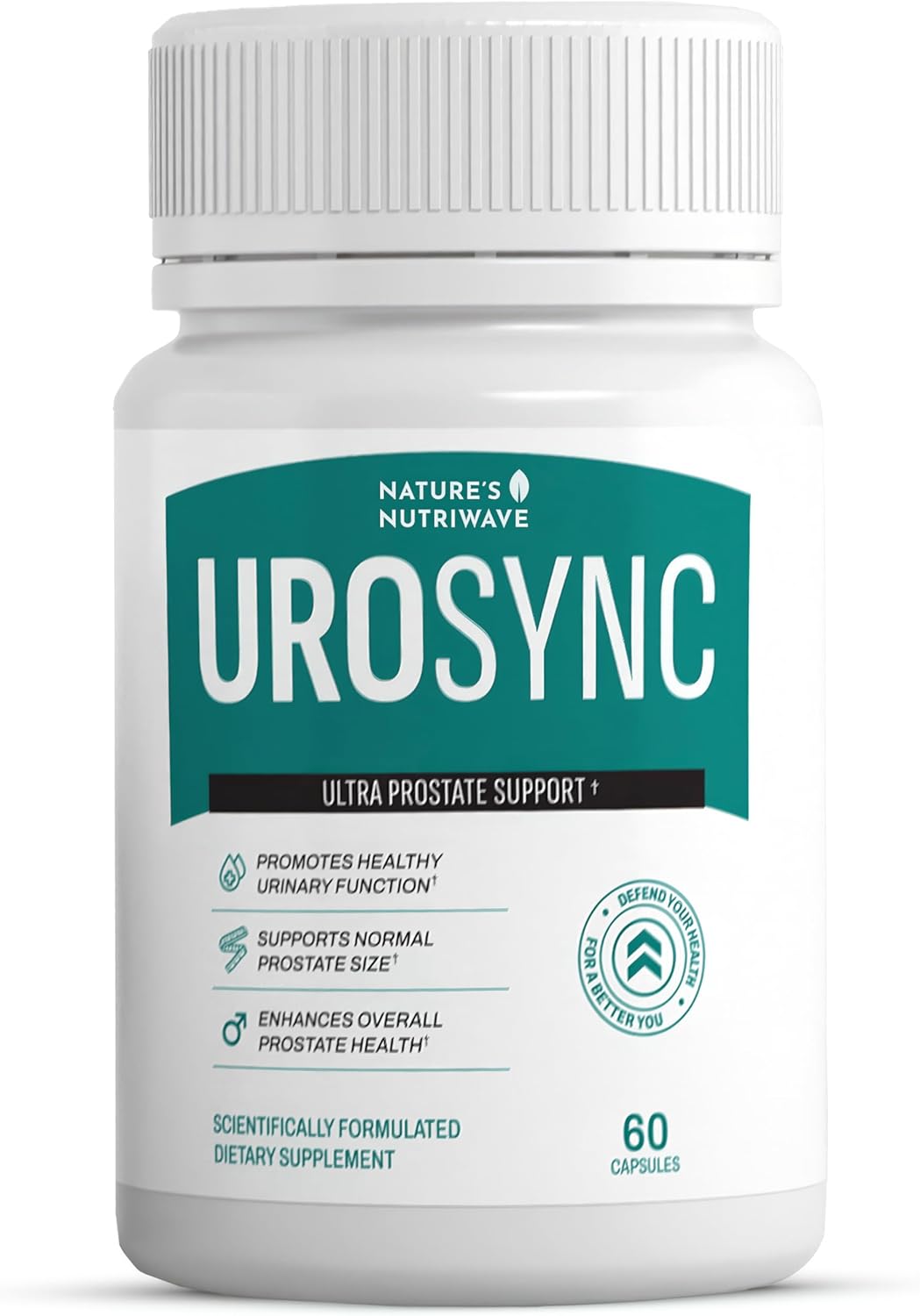 Natural UroSync Capsules with Saw Palmetto, Vitamin B6, Zinc, and Selenium - Supports Sleep & Wellness - Made in USA - Non-GMO - 60 Capsules