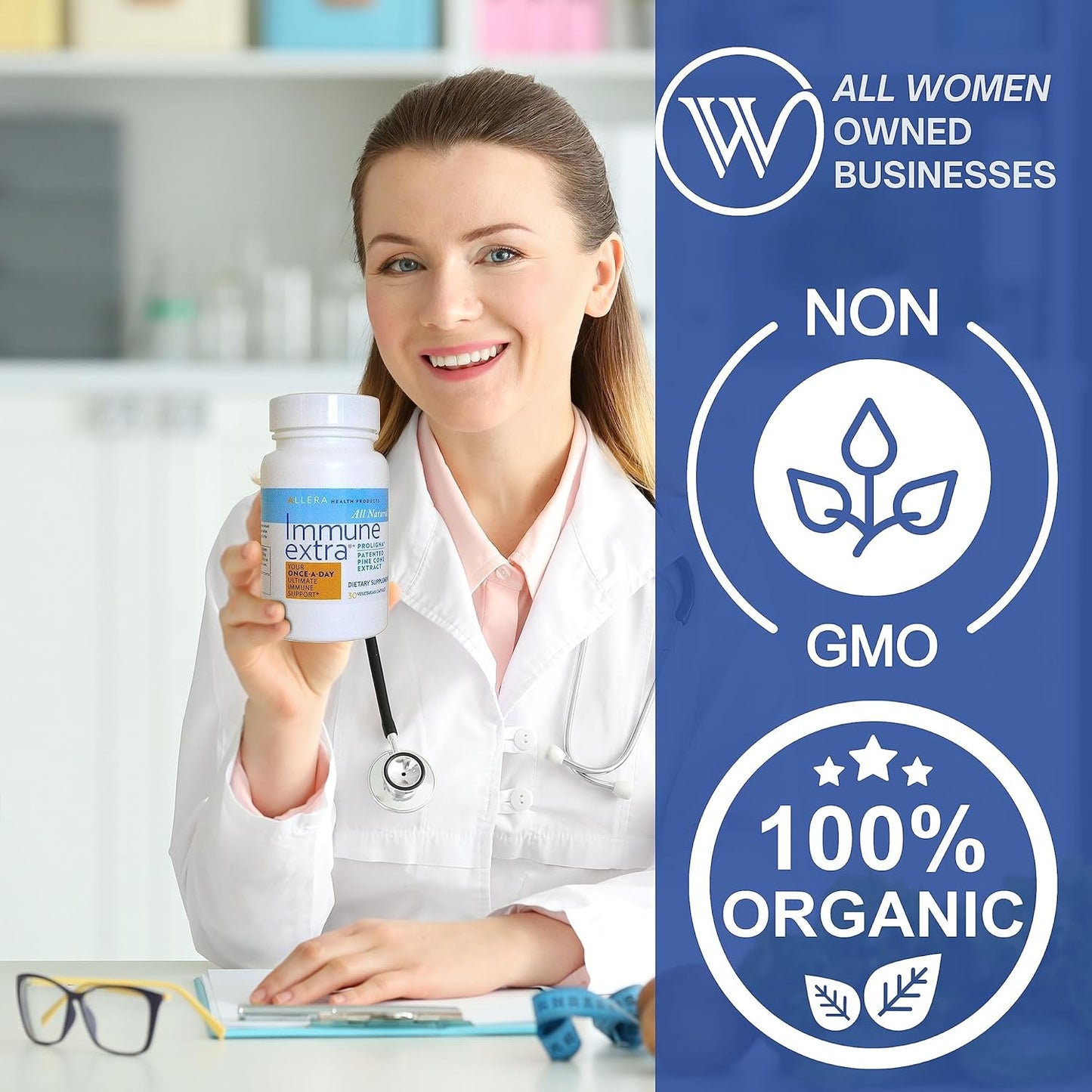 Natural Vegan Immune Support Supplement with Pine Cone Extract - ProLigna Plant Based Capsules - Organic Harvested from Wild Trees - 30 Caps, 2-Pack