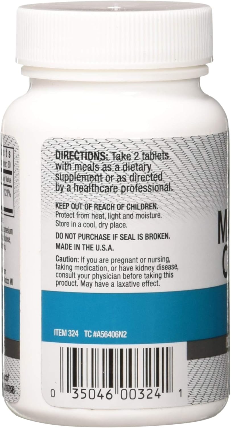 Natural Windmill Magnesium Oxide 400 mg Vitamins - Immune & Heart Support - Muscle Recovery - 60 Count