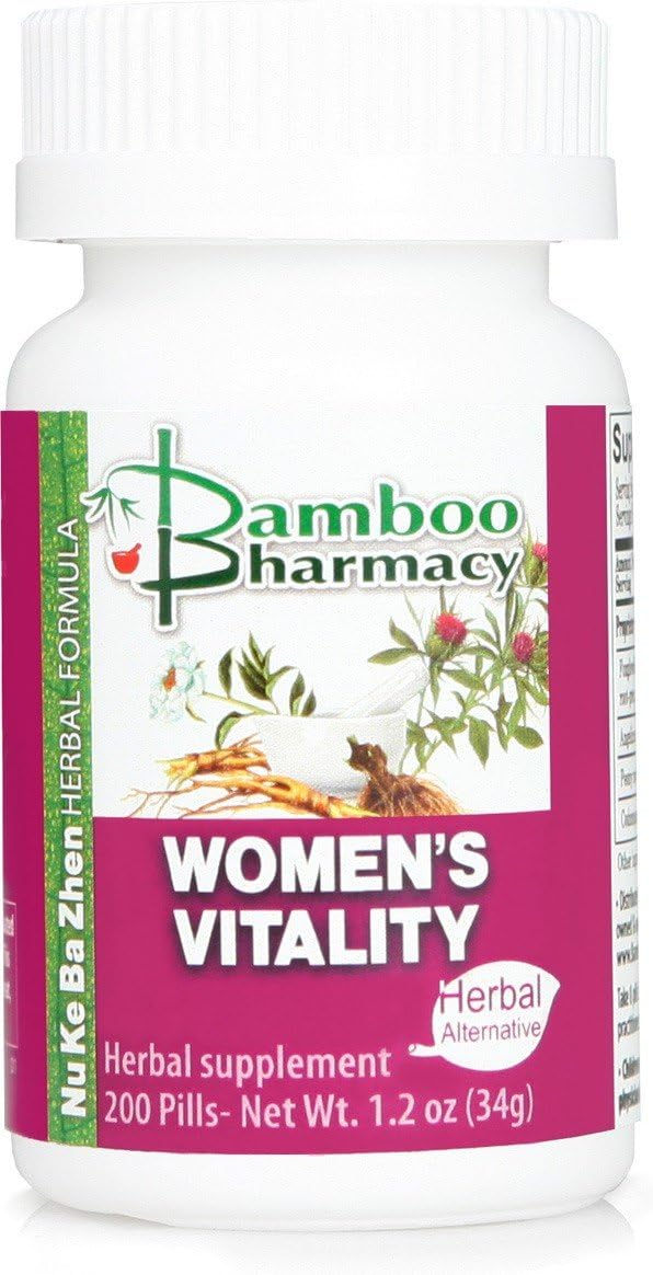 Natural Women's Vitality Supplements by Bamboo Pharmacy® - Boost Energy and Wellness!