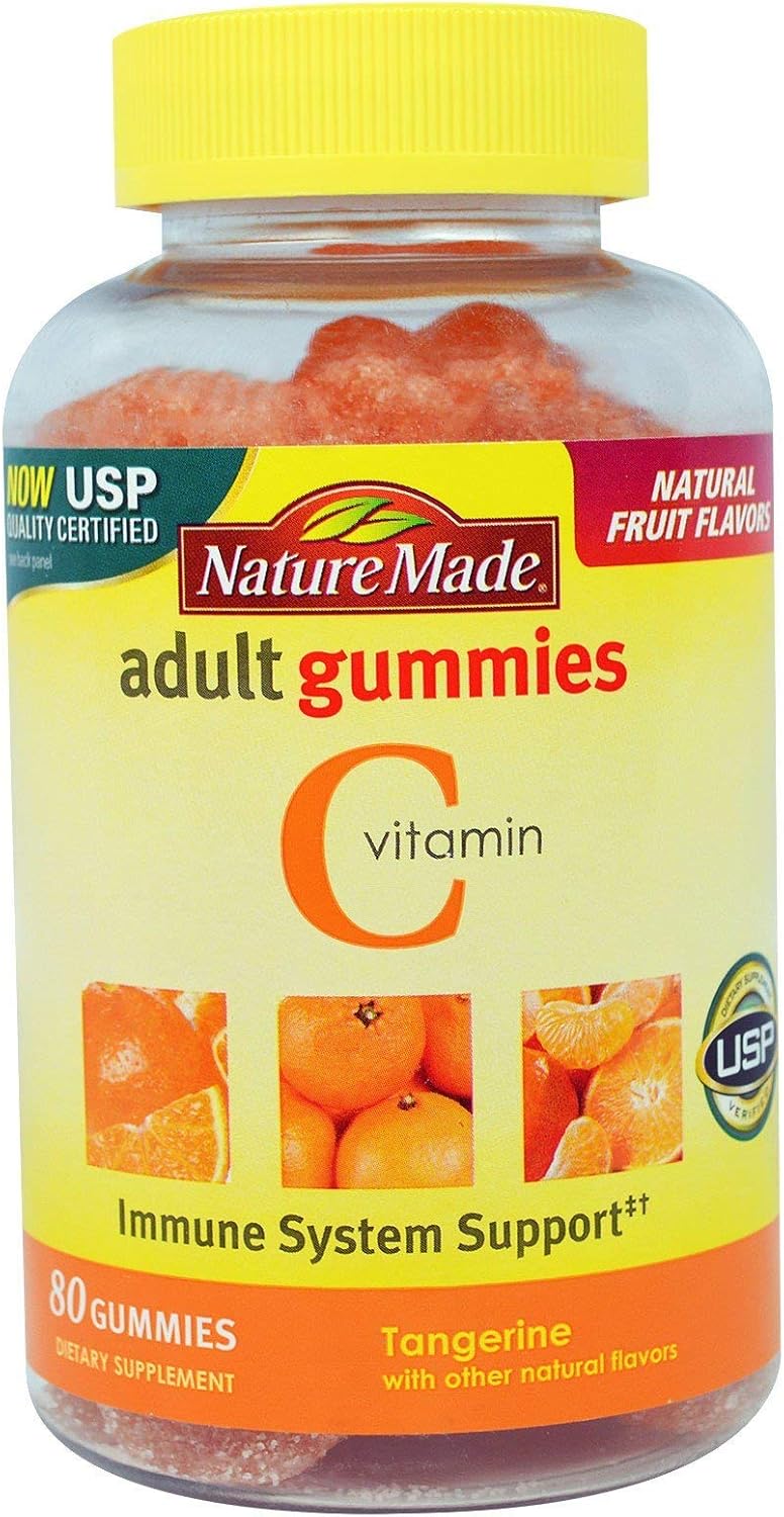 Nature Made Adult Gummies Vitamin C Size 80ct - Pack of 80 Adult Gummies for Daily Health Support