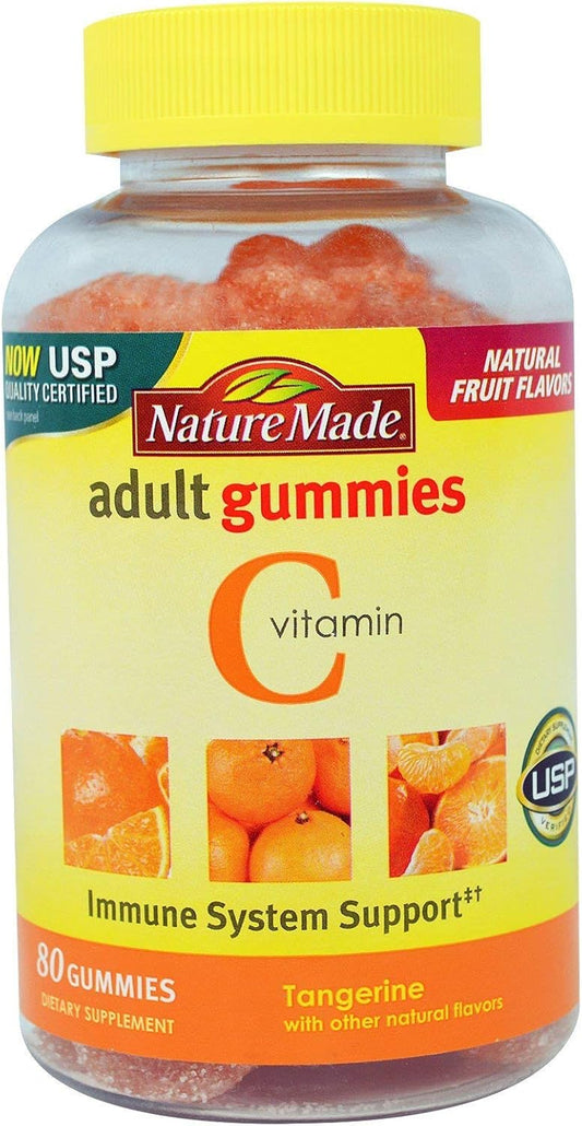 Nature Made Adult Gummies Vitamin C Size 80ct - Pack of 80 Adult Gummies for Daily Health Support