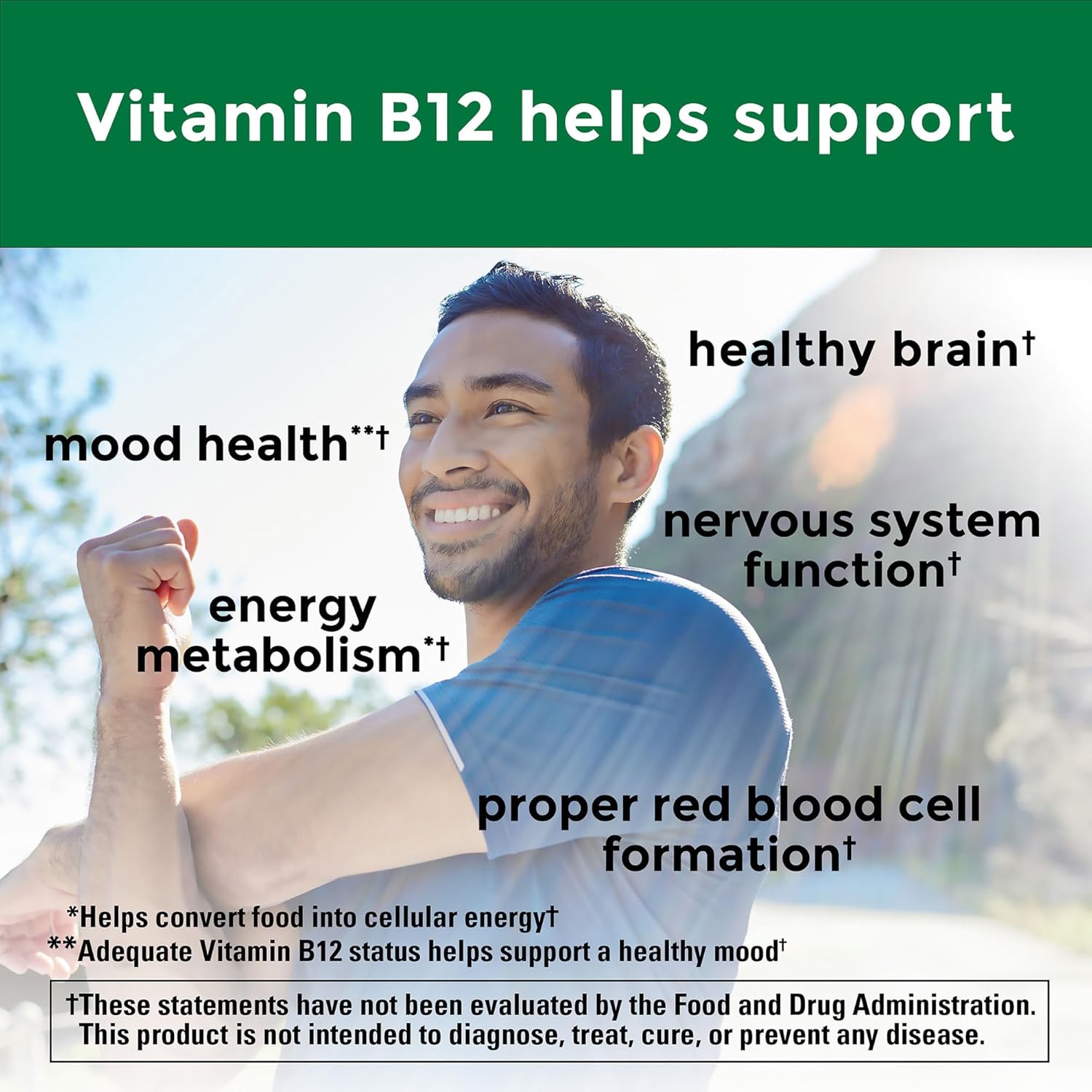 Nature Made Energy B12 Gummies - 1000 mcg, 80 Count (40 Day Supply) - Pack of 2 - Dietary Supplement for Energy Metabolism
