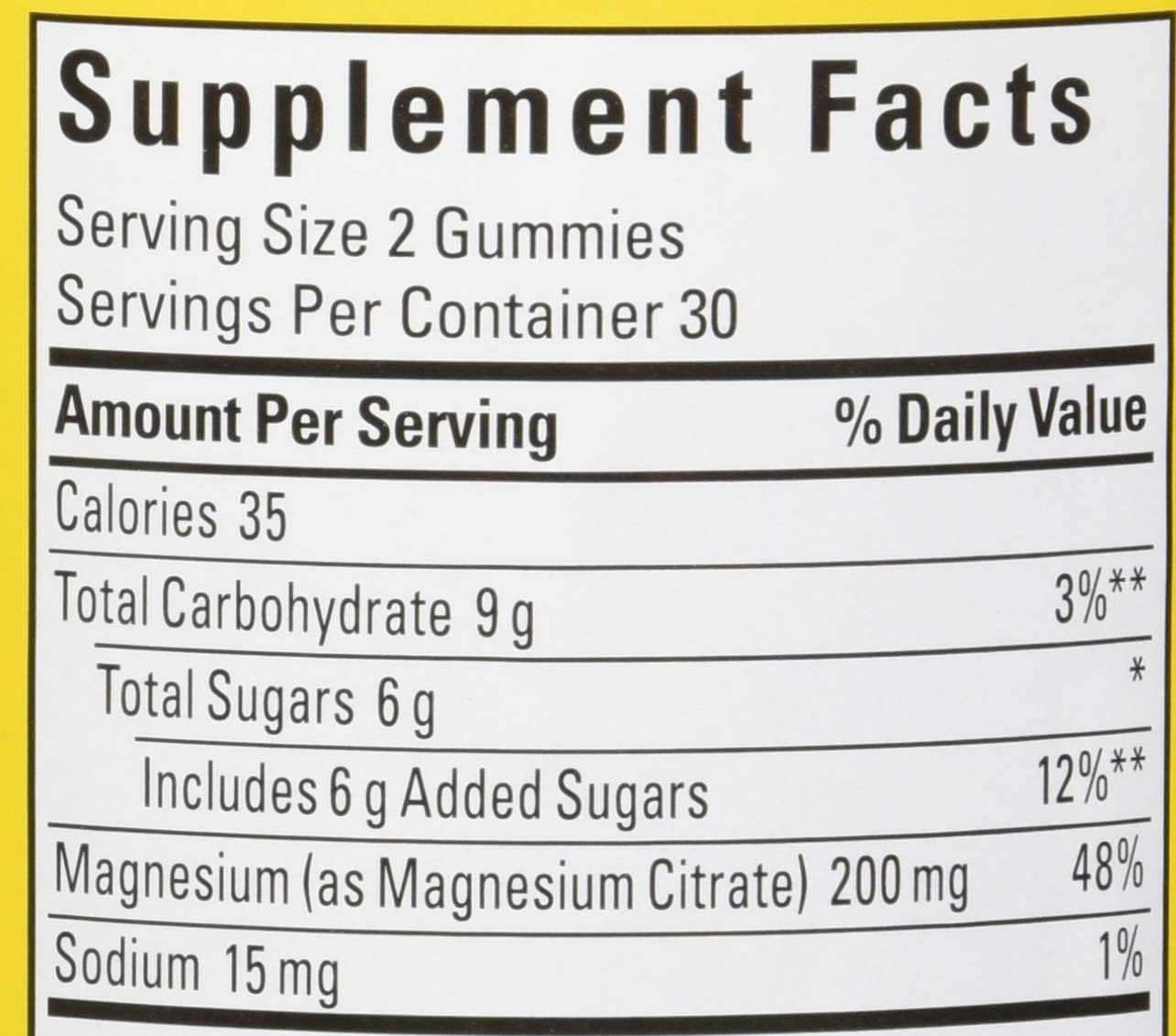 Nature Made High Absorption Magnesium Citrate Gummies, 200mg, Mixed Berry, 60 Count - Pack of 12