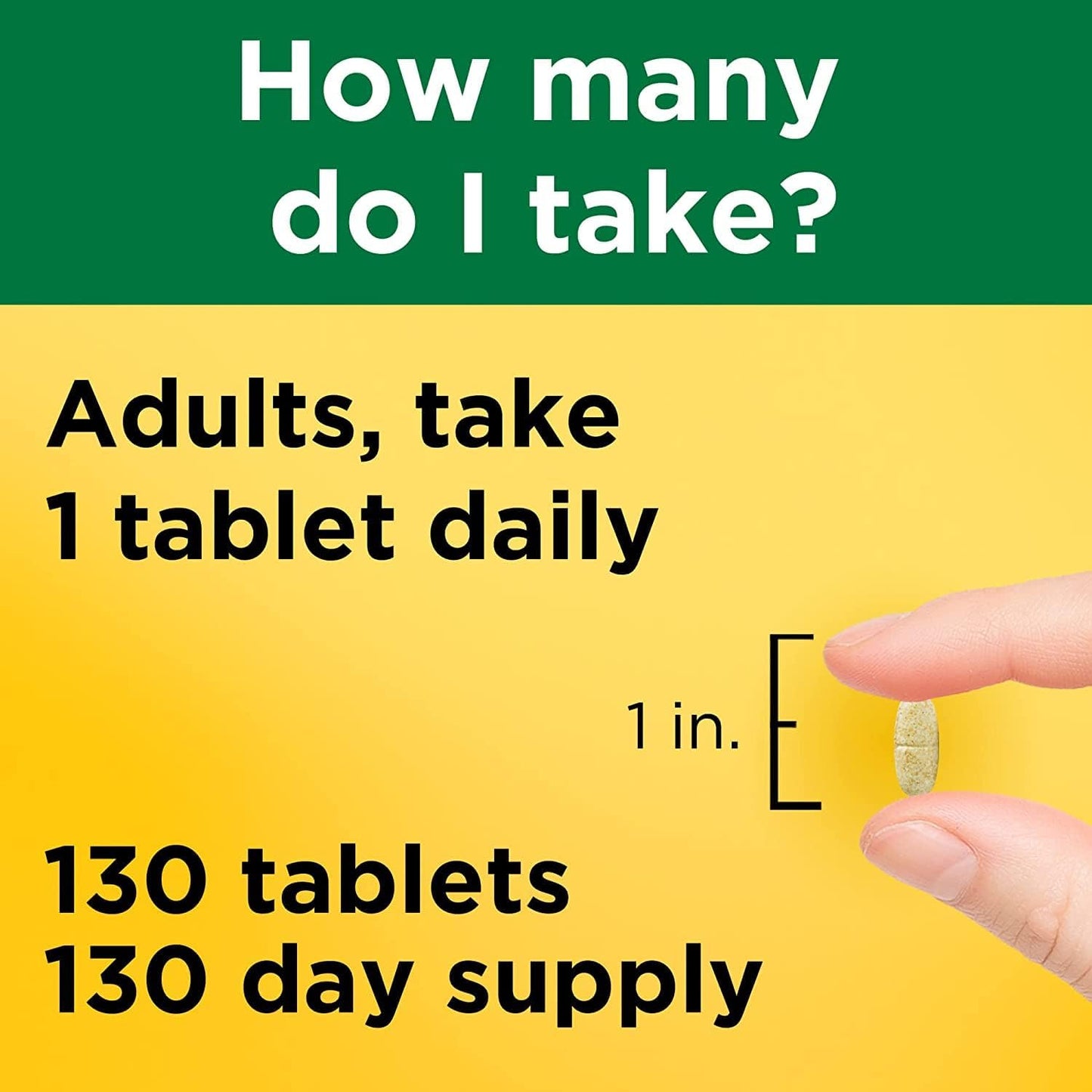 Nature Made Multi Complete Tablets 130 ea - Pack of 4 for Daily Multivitamin Support