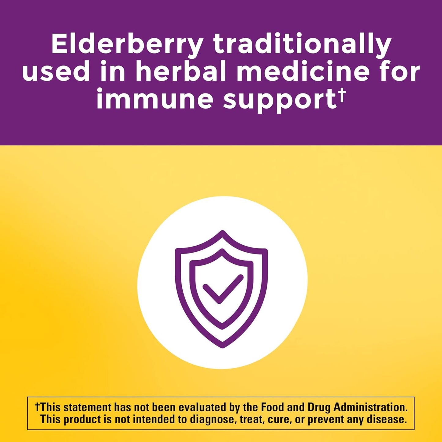 Nature Made Multi + Elderberry Capsules - Daily Immune Support Multivitamin - 60 Count Bottle