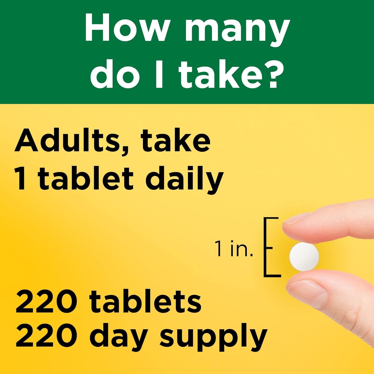 Nature Made Vitamin D 2000 IU Softgels, 220 Count Bottle