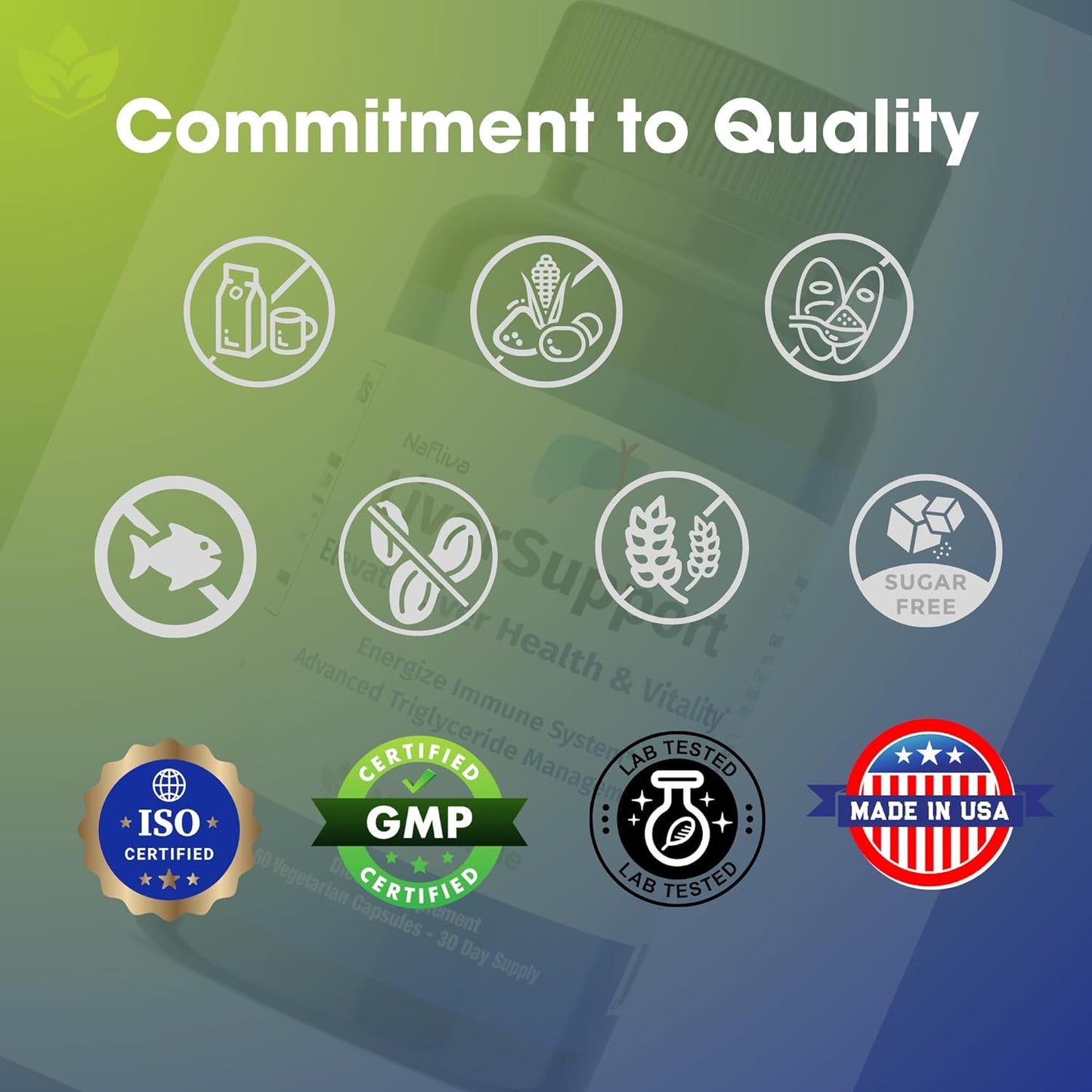 NATUREKUE INNOVATIVE INTEGRATIVE PREVENTIVE NatureKue LiverSupport – Advanced Health Supplement with Deepure Tea & Milk Thistle | Supports Natural Detox, Antioxidant & Energy | 60 Vegetarian Capsules