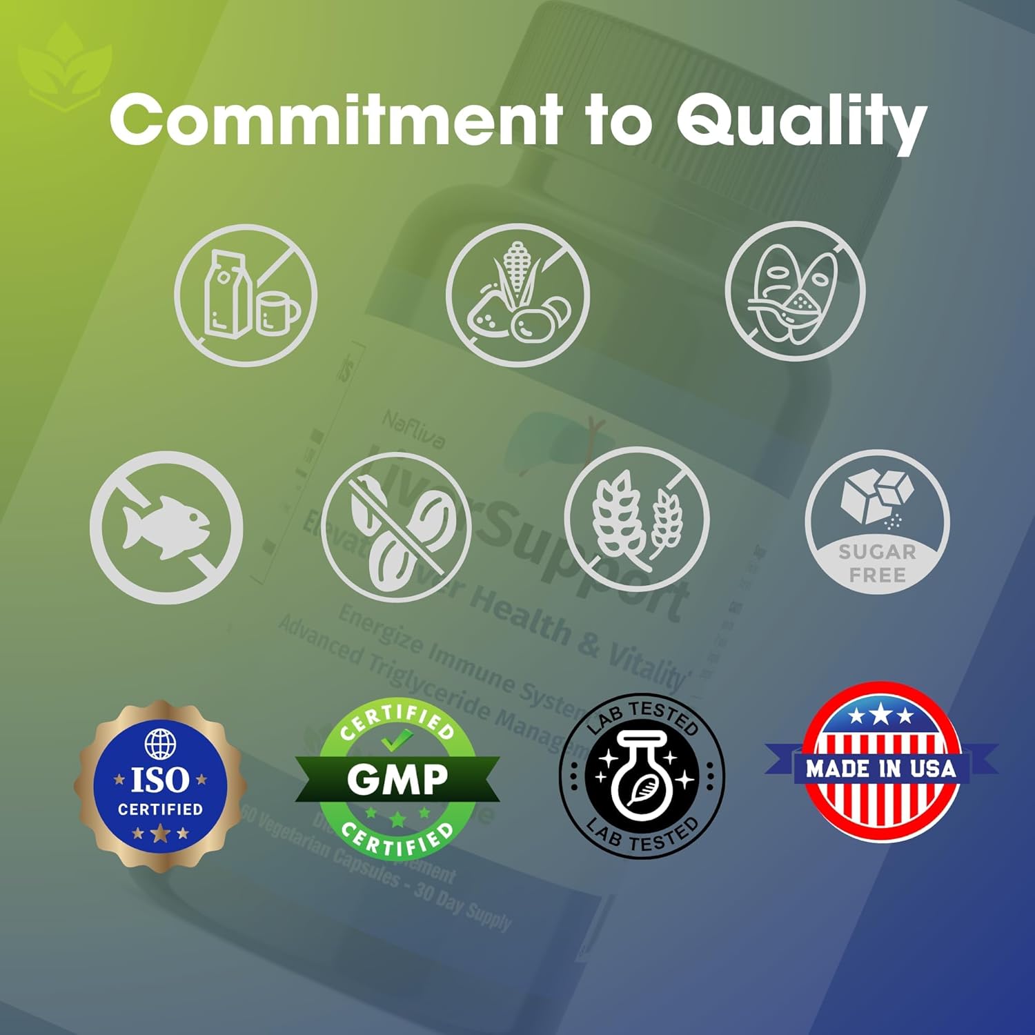 NATUREKUE INNOVATIVE INTEGRATIVE PREVENTIVE NatureKue LiverSupport – Advanced Health Supplement with Deepure Tea & Milk Thistle | Supports Natural Detox, Antioxidant & Energy | 60 Vegetarian Capsules