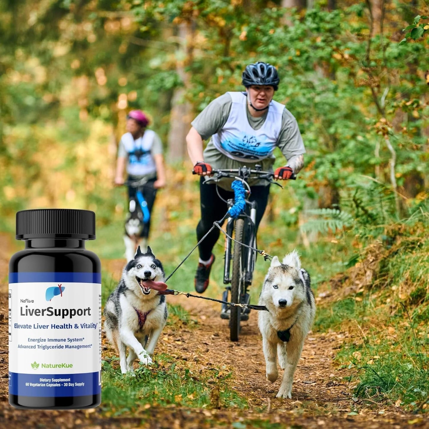 NATUREKUE INNOVATIVE INTEGRATIVE PREVENTIVE NatureKue LiverSupport – Advanced Health Supplement with Deepure Tea & Milk Thistle | Supports Natural Detox, Antioxidant & Energy | 60 Vegetarian Capsules