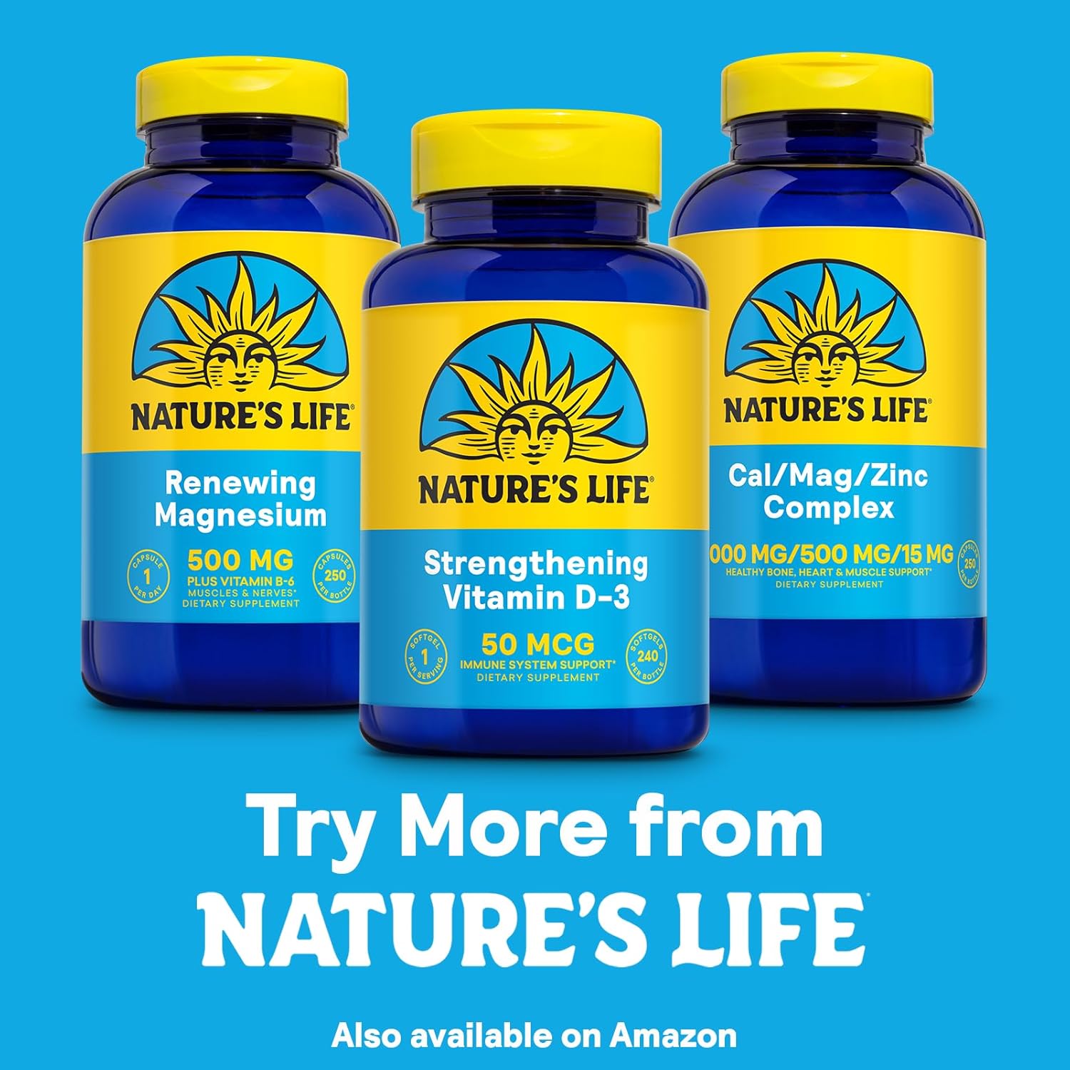 NATURE'S LIFE Vitamin D3 2000 IU Softgels - Bone Health & Immune Support - Lab Verified - 240 Servings
