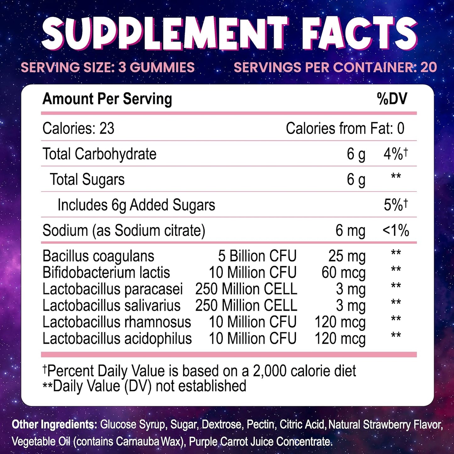 Nature's Own Kids Probiotic Gummies - 6 Strains for Digestive & Immune Health - Chewable Supplement - 60 Gummies