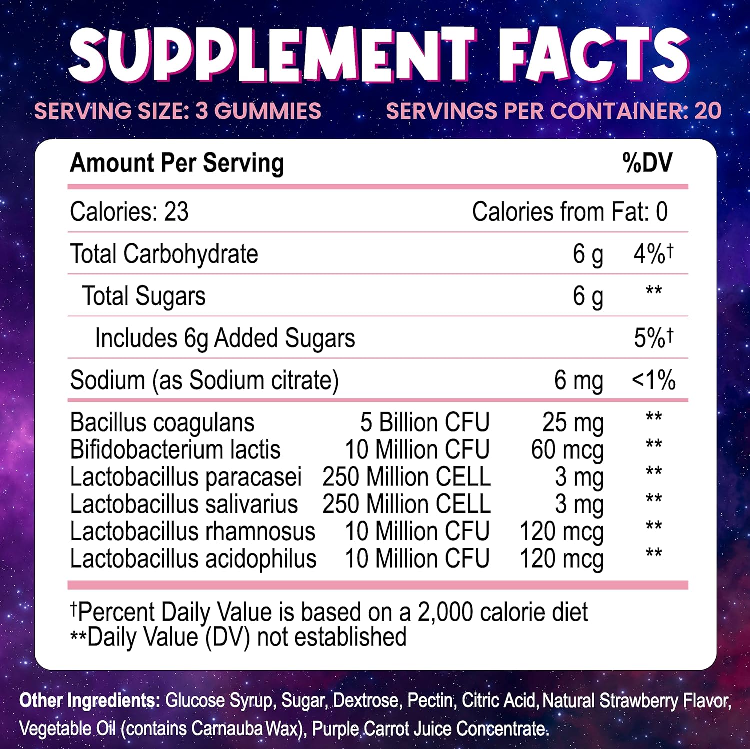 Nature's Own Kids Probiotic Gummies - 6 Strains for Digestive & Immune Health - Chewable Supplement - 60 Gummies