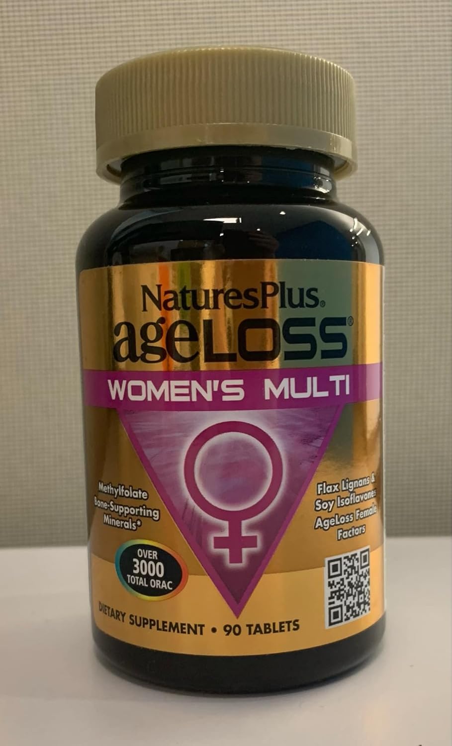 Natures Plus AgeLoss Women's Multi - 90 Tablets - Anti-Aging Multivitamin for Menstrual & Menopausal Support