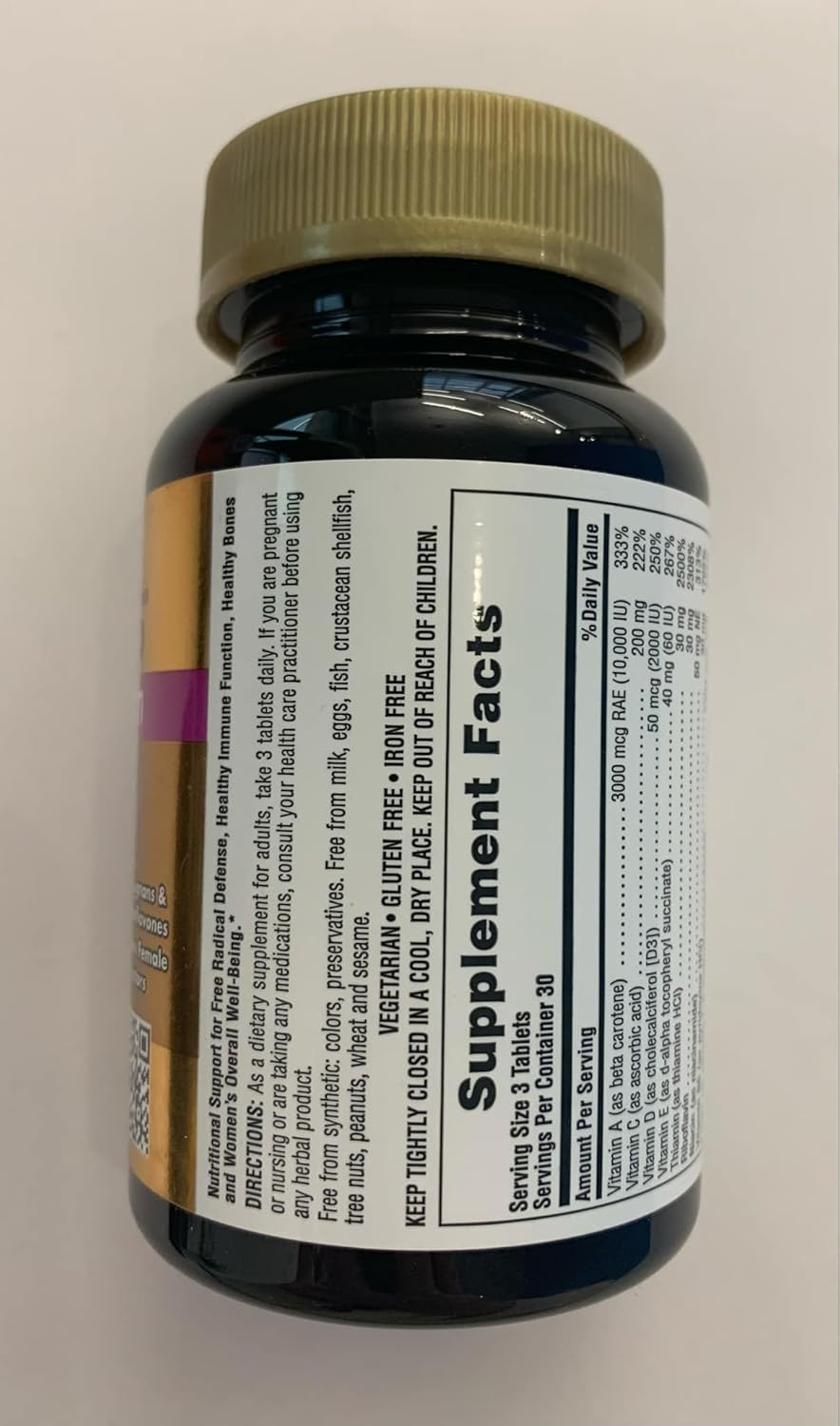 Natures Plus AgeLoss Women's Multi - 90 Tablets - Anti-Aging Multivitamin for Menstrual & Menopausal Support