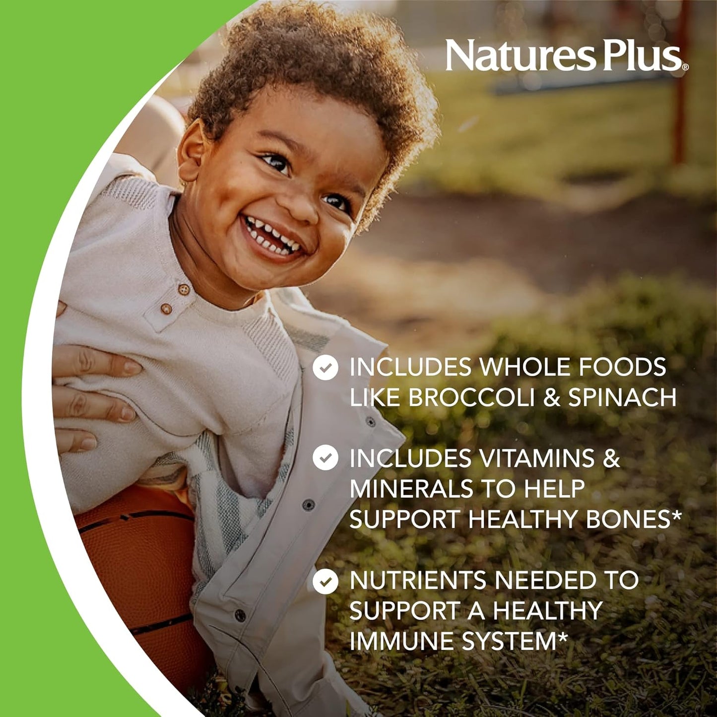 Natures Plus Animal Parade Cherry Chewable Multivitamin Tablets for Kids - 180 Count - Vegetarian, Gluten Free - Promotes Children's Health & Well-Being