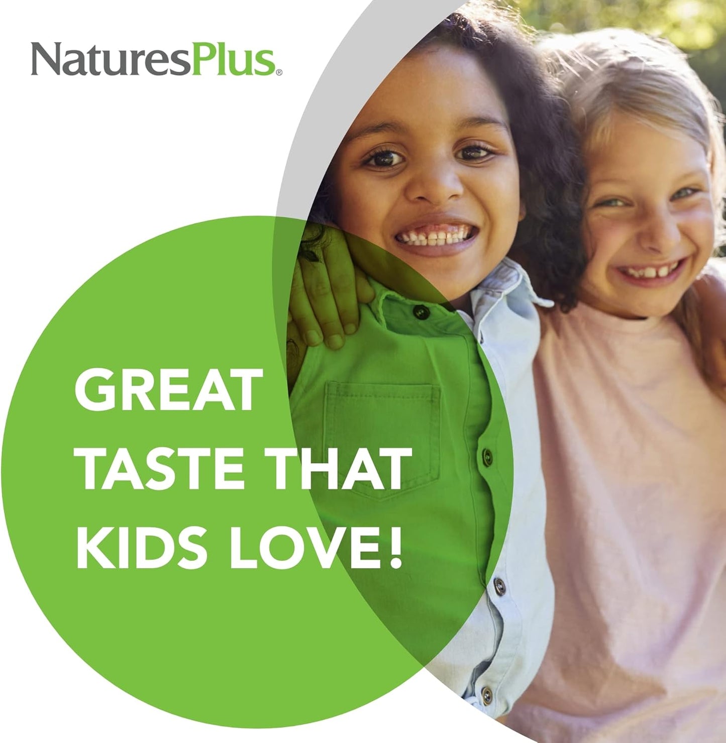 Natures Plus Animal Parade Children's Chewable Multivitamin - Orange Flavor - 180 Tablets - Vegetarian & Gluten-Free - Promotes Health