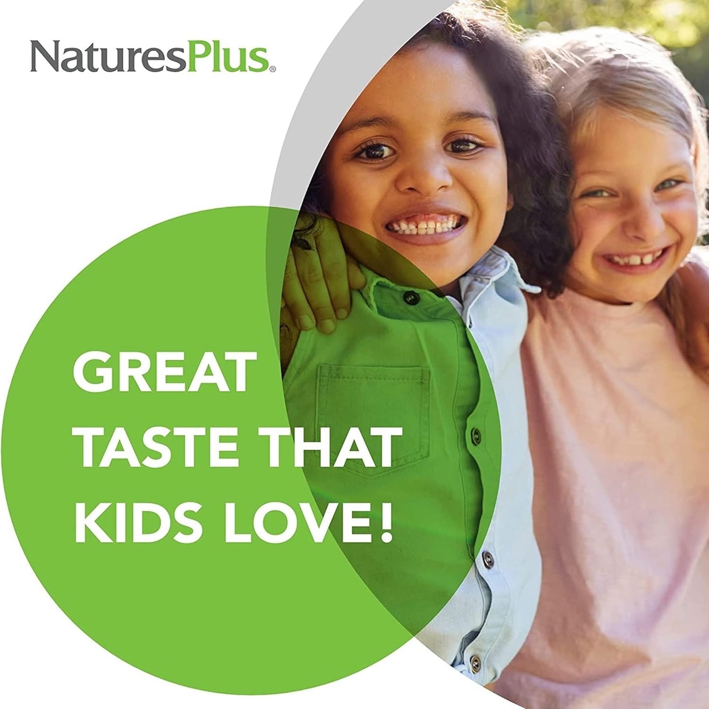 Natures Plus Animal Parade Immune Support Chewables - Tropical Berry Flavor - 90 Tablets - Gluten Free, Vegan - 45 Servings