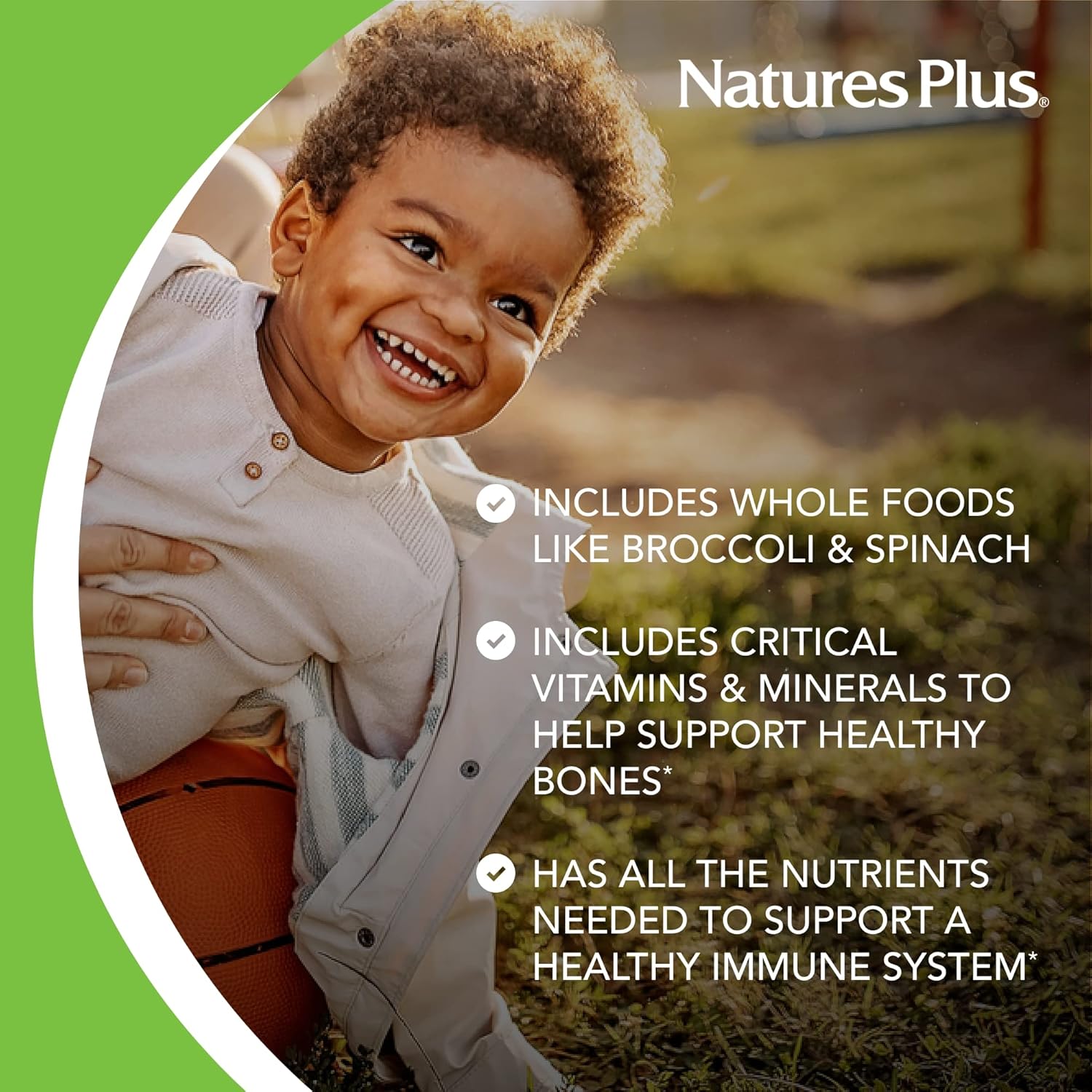 Natures Plus Animal Parade Kids Chewable Multivitamin - Watermelon Flavor - 90 Tablets - Promotes Health - Vegetarian & Gluten-Free