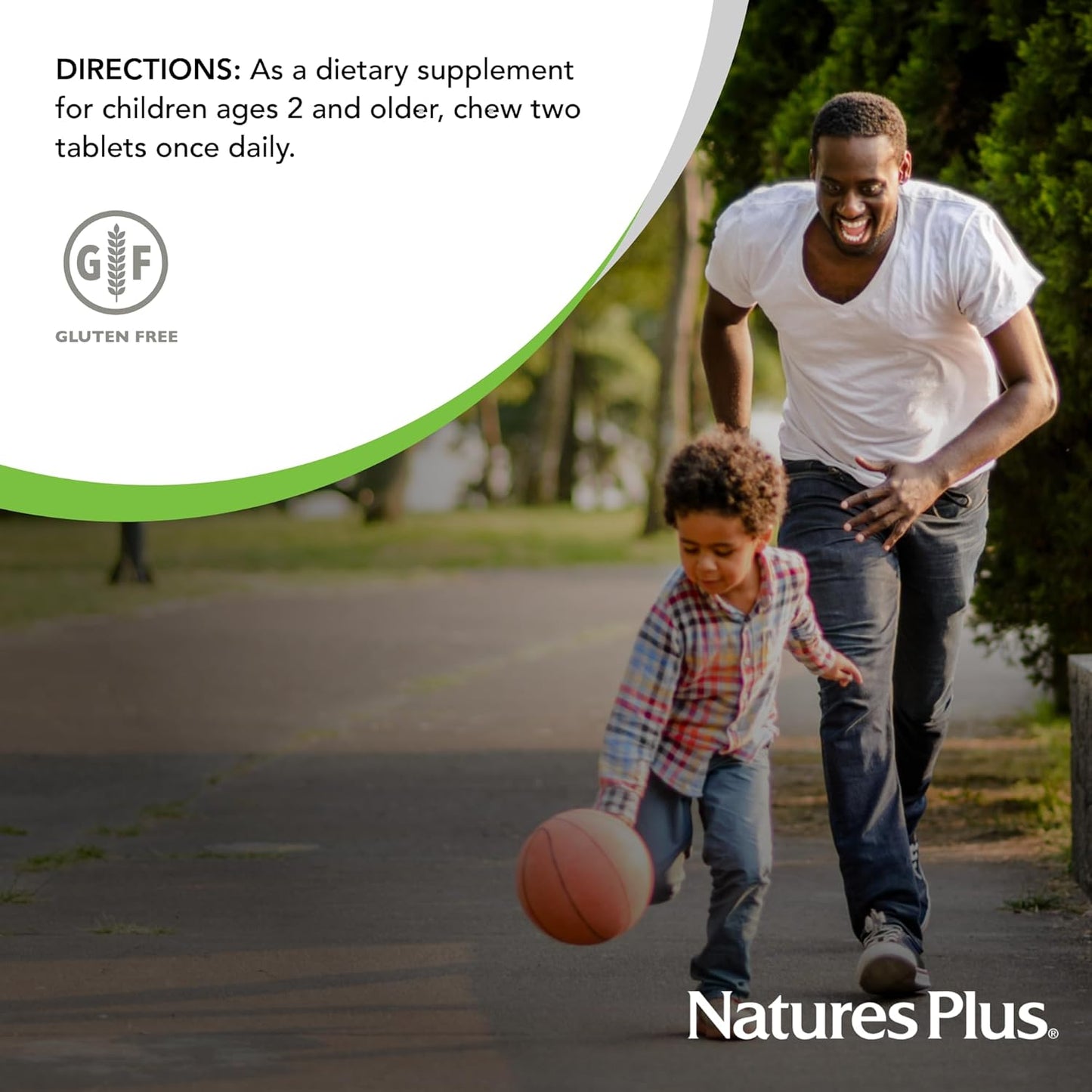 Natures Plus Animal Parade Tooth Fairy Children's Chewables - Natural Vanilla Flavor - 180 Tablets - Dental Health Supplement for Kids - Vegetarian & Gluten Free - BoostGo Australia