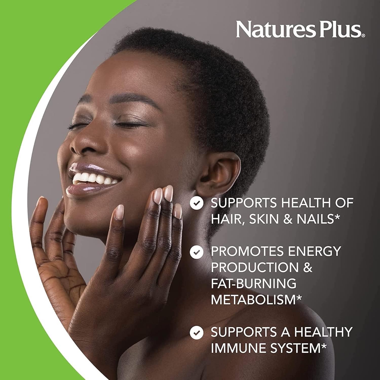 Natures Plus Biotin 10mg Tablets - 90 Count Bottle