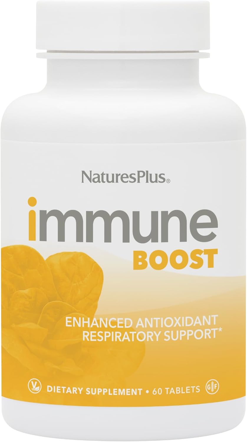 Natures Plus Boost 60 Tablets - Natural Energy and Immune Support Supplement