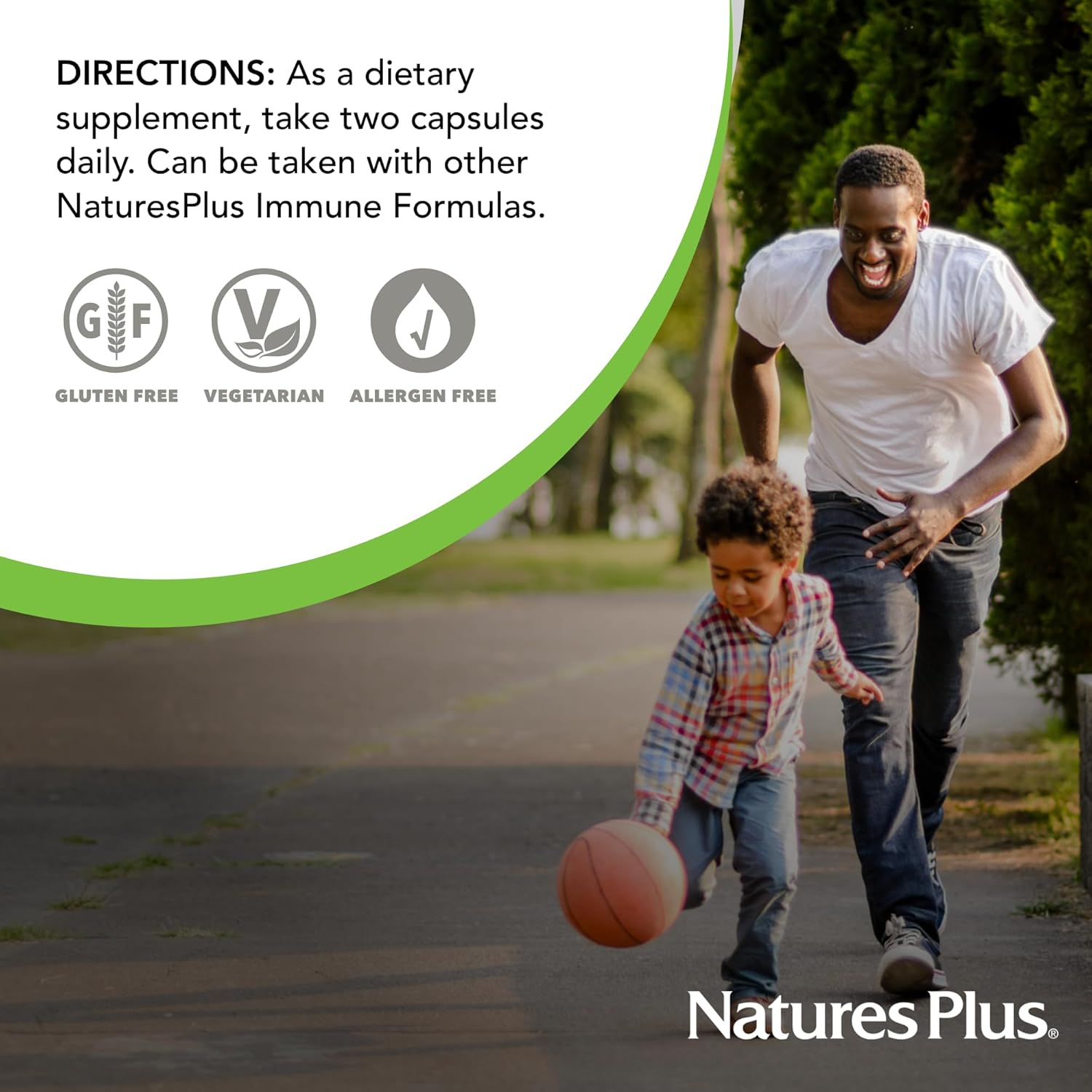 Natures Plus Boost 60 Tablets - Natural Energy and Immune Support Supplement
