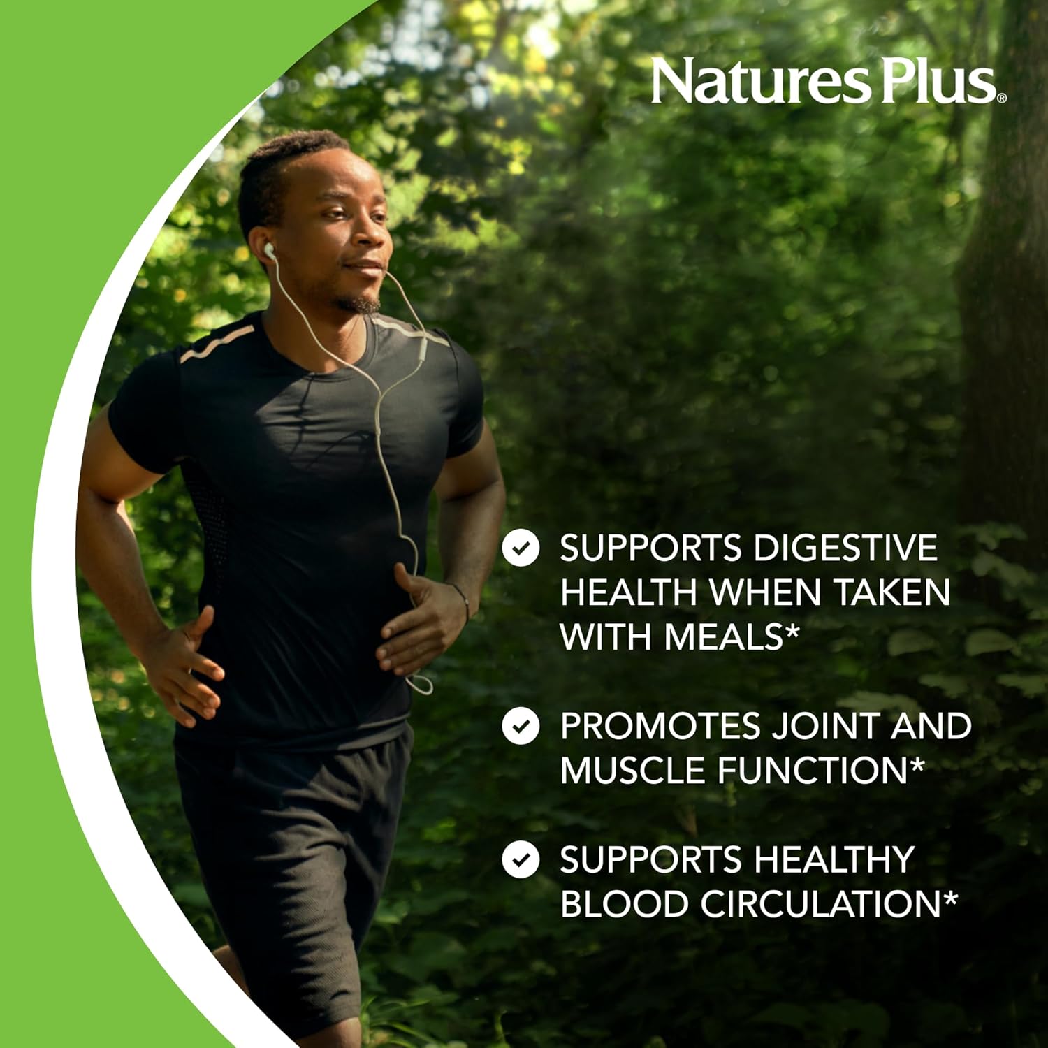 Natures Plus Bromelain 500mg Vegetarian Tablets - Natural Proteolytic Supplement - 60 Servings