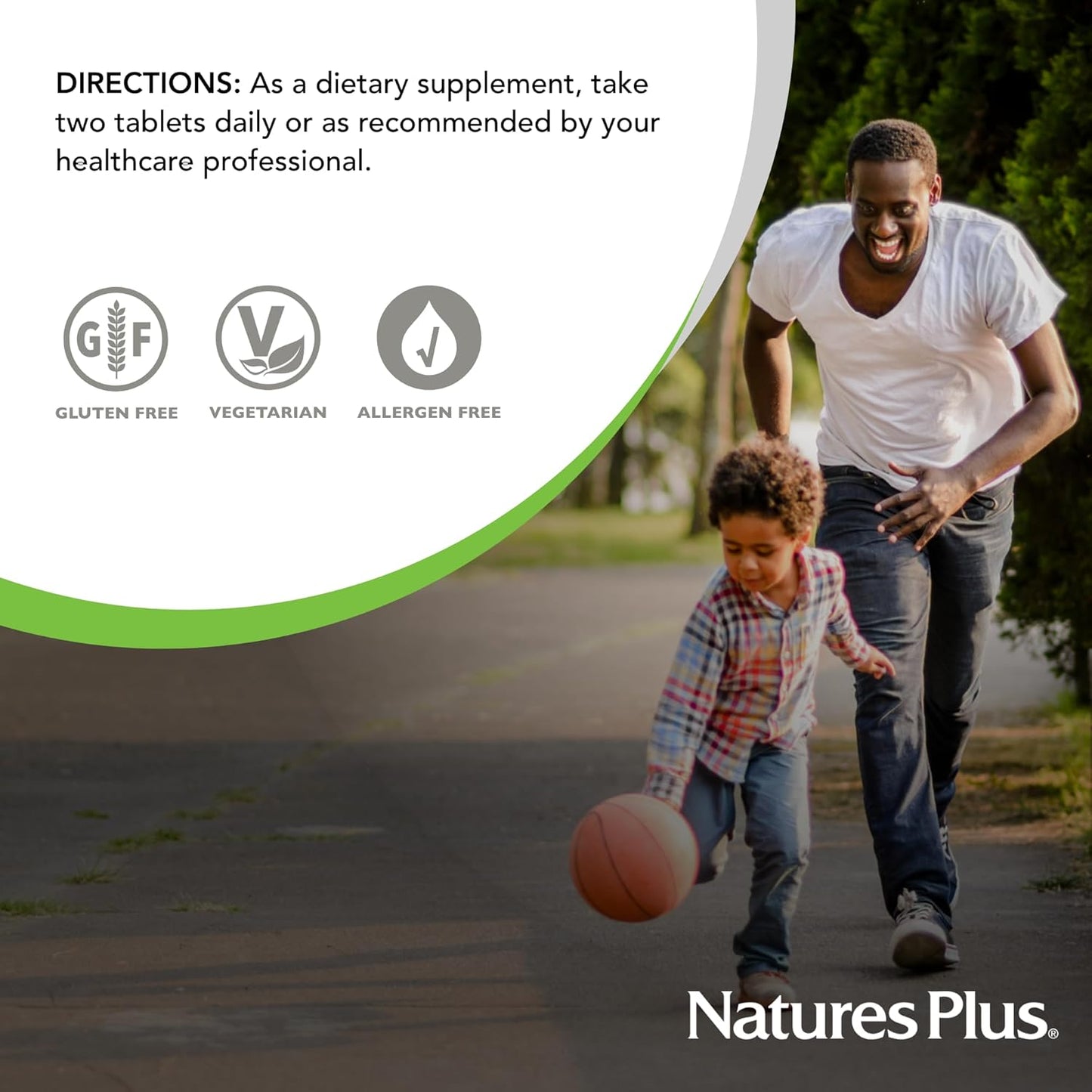 Natures Plus Herbal Actives Resveratrol 125mg Extended Release Tablets - 60 Vegetarian Capsules