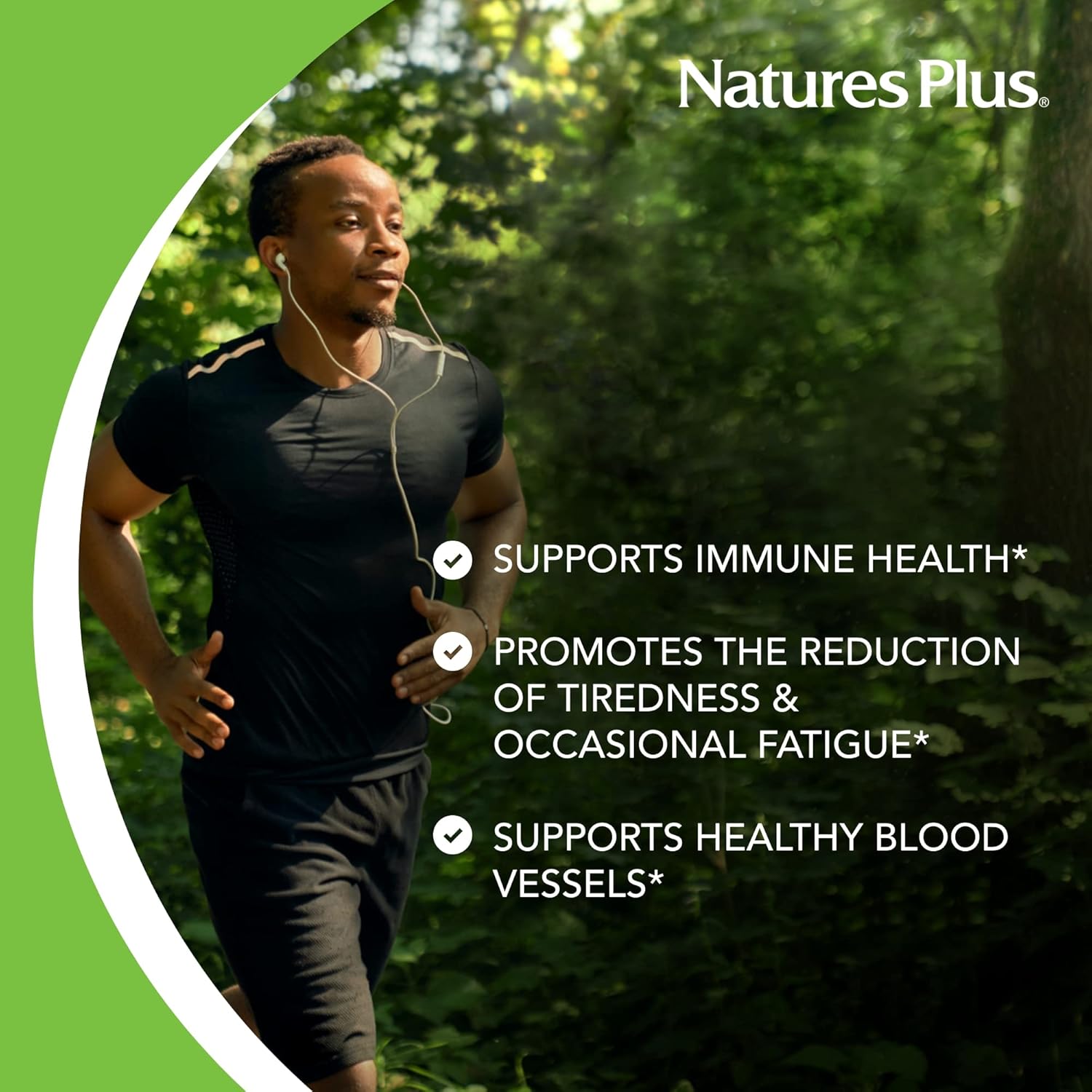 Natures Plus Orange Juice Jr Chewable Vitamin C Tablets - 100 mg - 180 Count