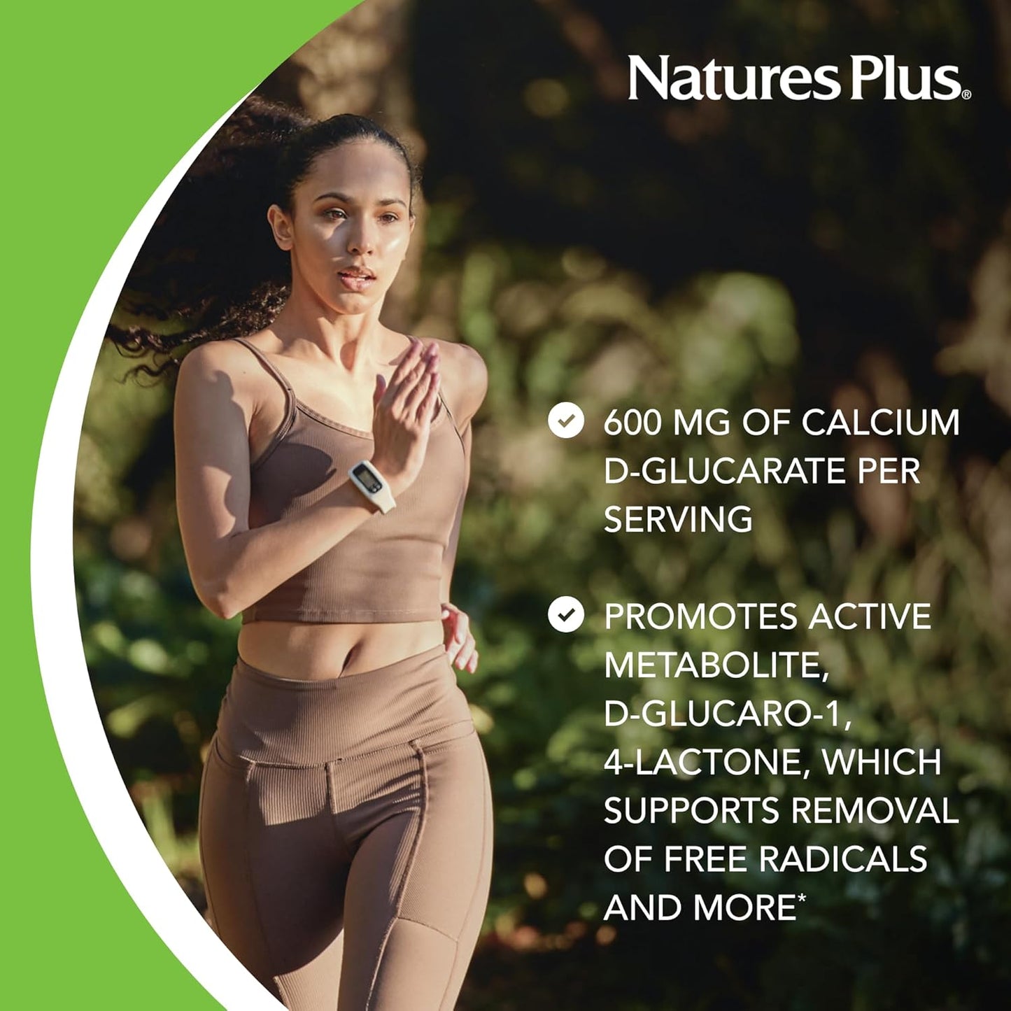 Natures Plus PRO Calcium D-Glucarate (CDG) 600mg - 90 Capsules Vegan Non-GMO Soy Free Gluten Free