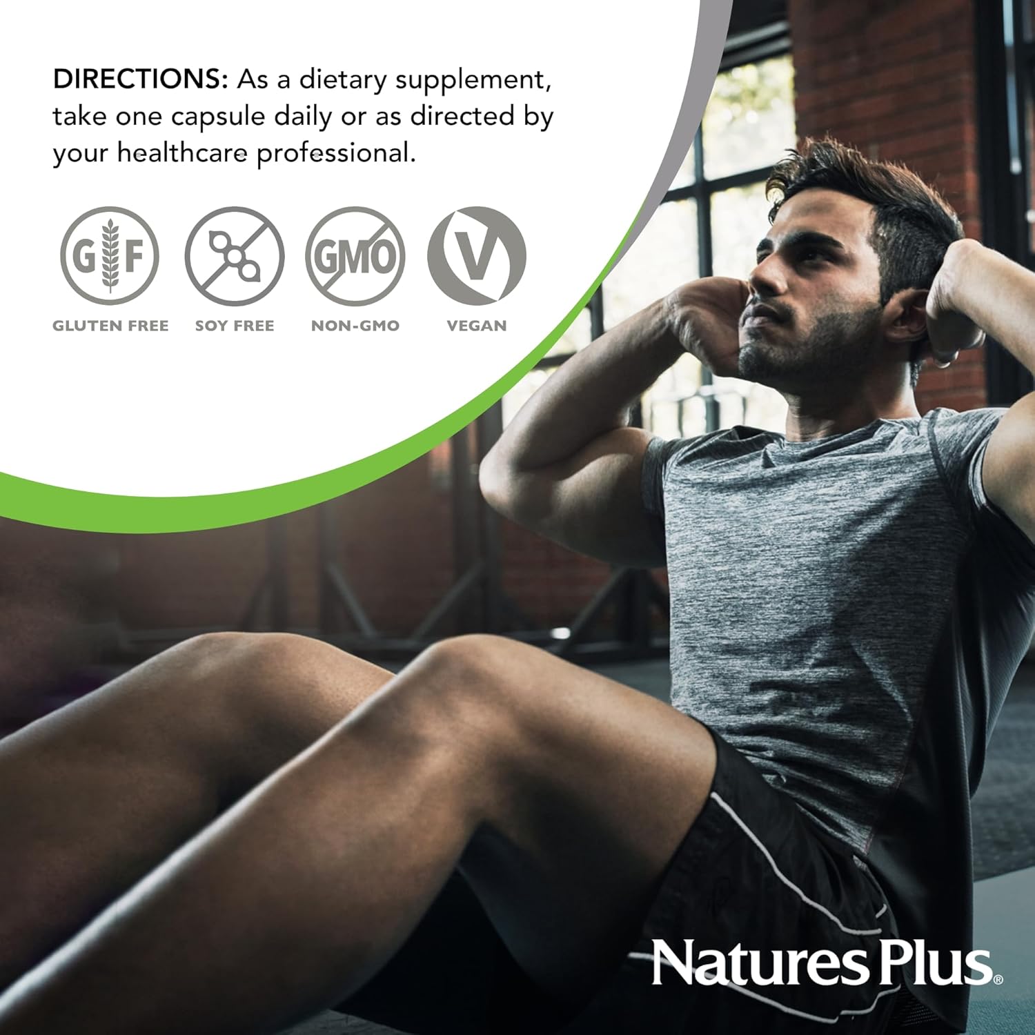 Natures Plus PRO L-Theanine Capsules - Promotes Calm Alertness, Healthy Relaxation & Rest - Non-GMO, Vegan, Gluten Free - 60 Servings