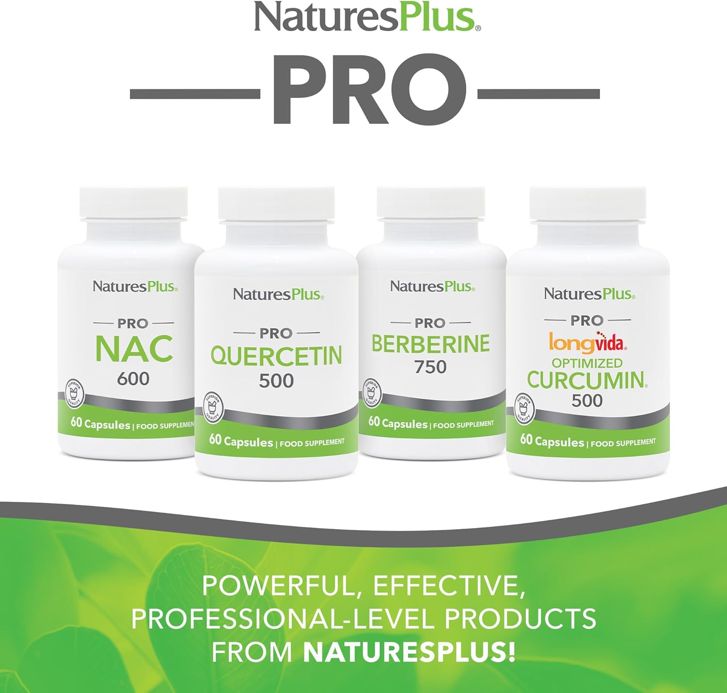 Natures Plus Quercetin Capsules - 500 mg - 60 Count - Non-GMO, Vegan, Gluten-Free - 60 Servings