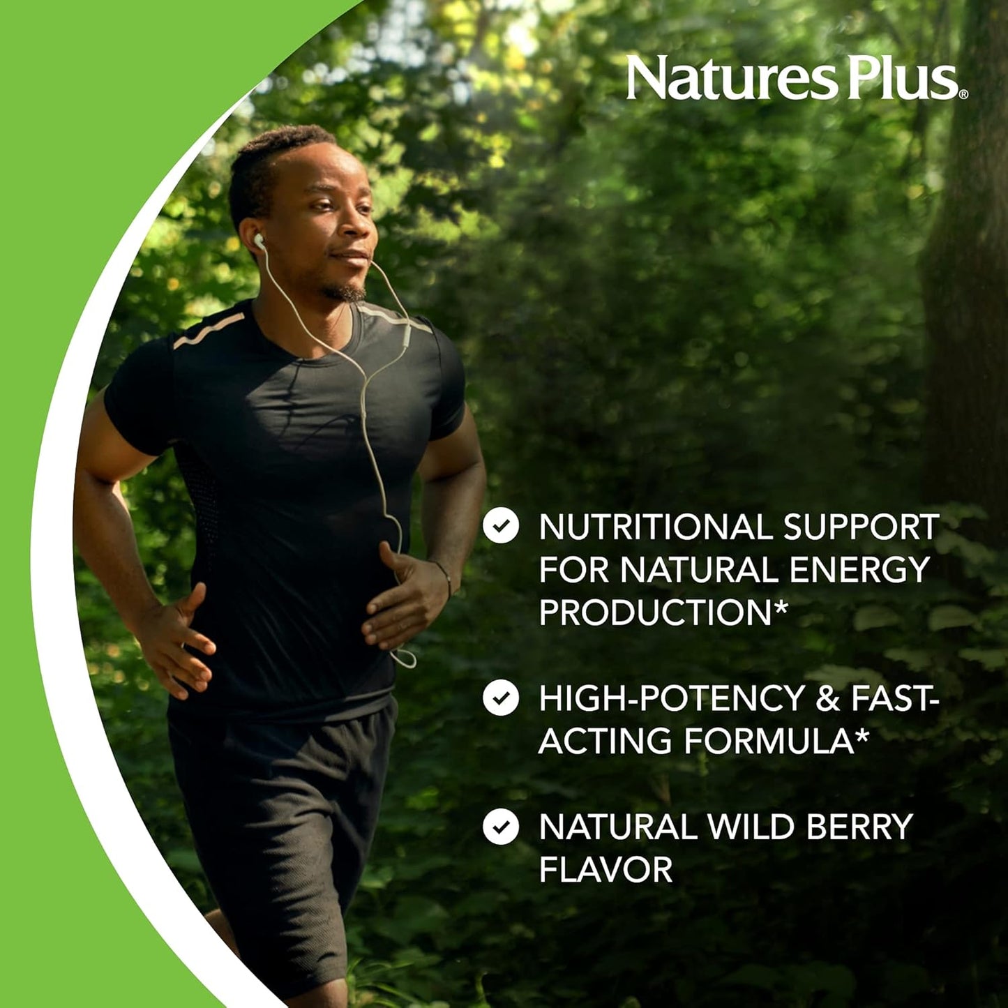 Natures Plus Shot-O-B12 Lozenges Wild Berry - 5000 mcg - 30 Count